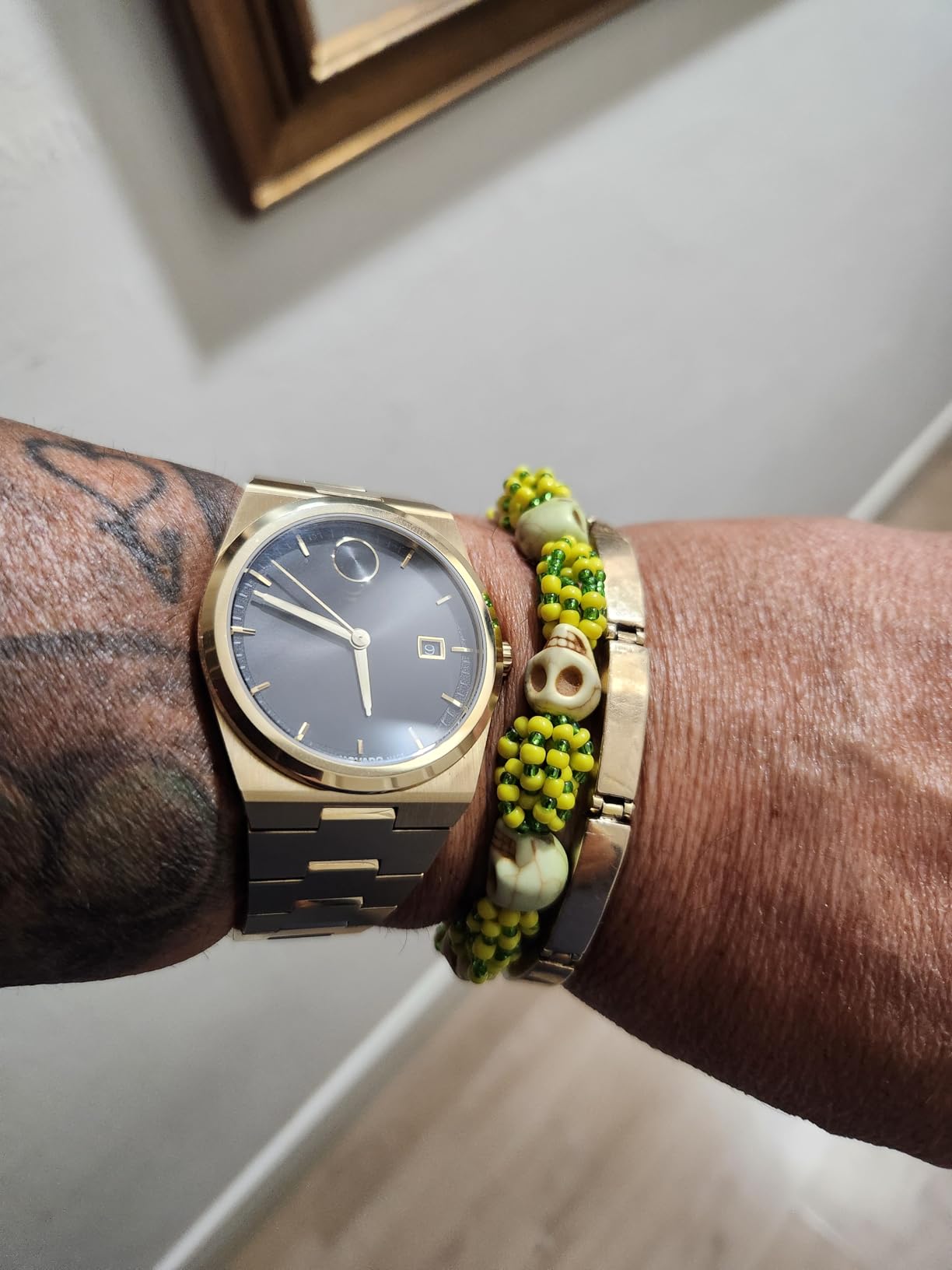 Movado Bold Quest Men's Sport Watch - Swiss Quartz Movement, Stainless Steel Link Bracelet - 5 ATM Water Resistance - 40mm customer photo 1