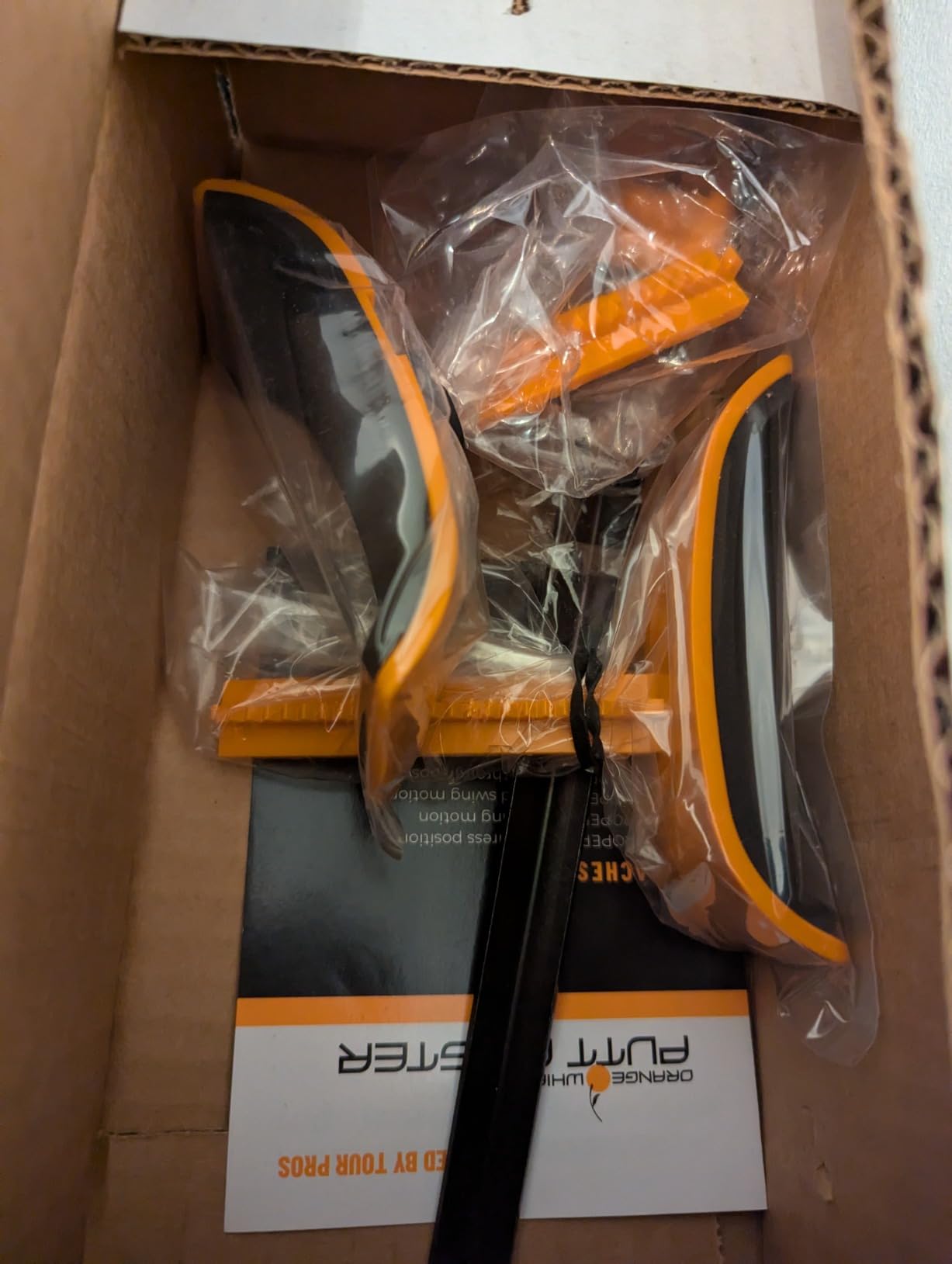 Orange Whip Golf Putting Aid Trainer, Patented Short Game Golf Swing Training for Precision and Accuracy, Made in USA by Orange Whip customer photo 2