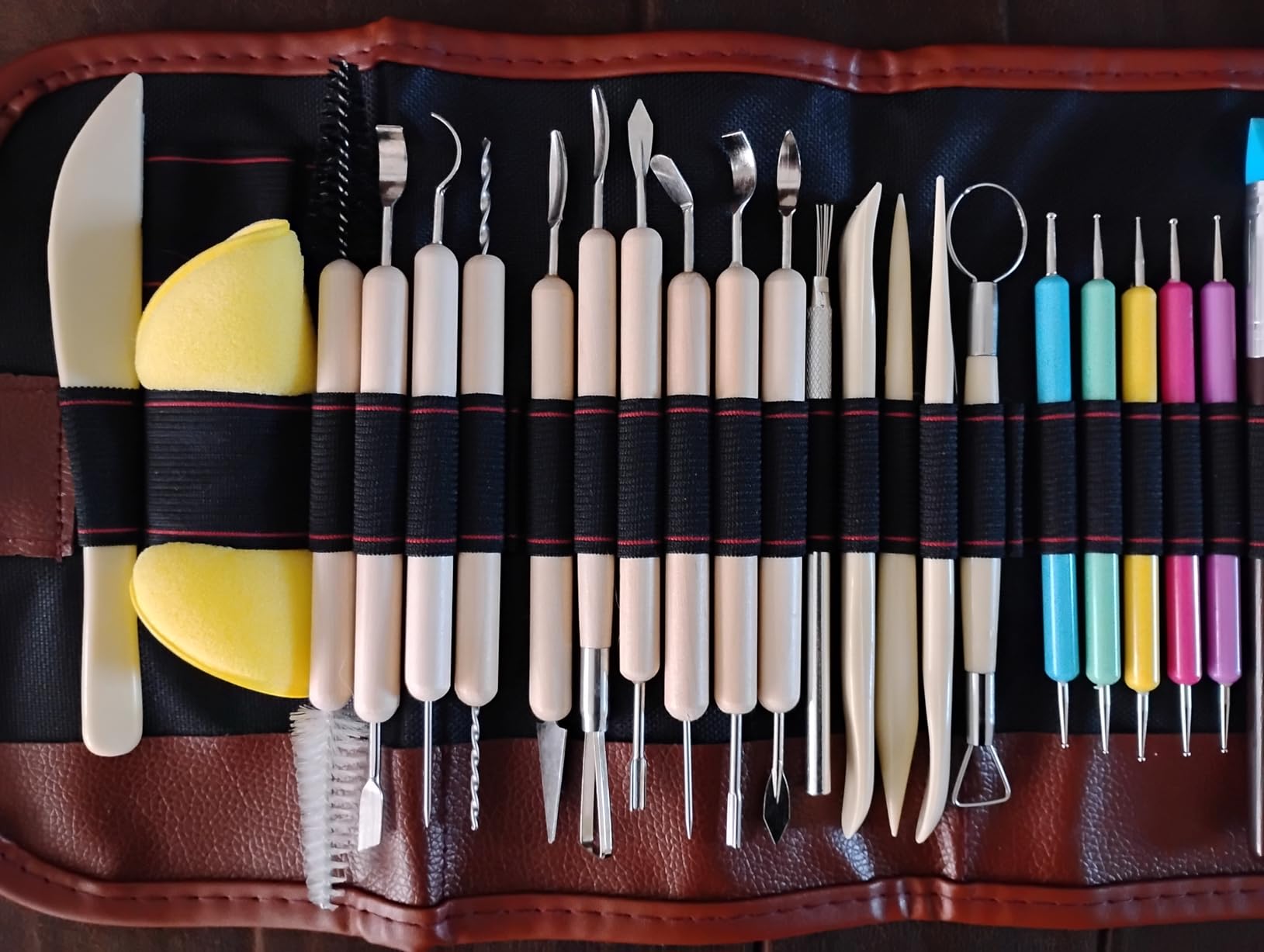 LANGQUN 35pcs Clay Sculpting and Pottery Tools Kit - Air Dry and Polymer Clay Dotting Tools - Ceramic Supplies for Modeling and Shaping - For Kids and Adults customer photo 2