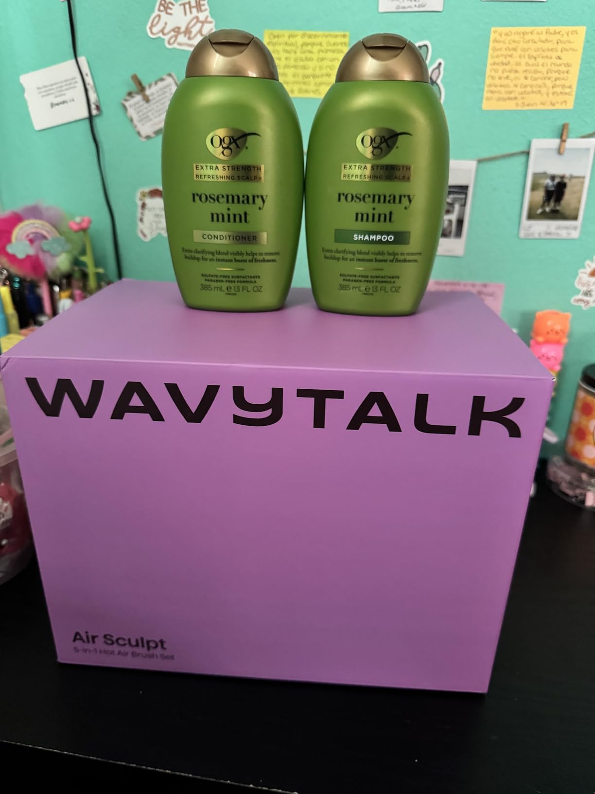 Wavytalk Air Sculpt 5-in-1 Hot Air Brush Set, Multi Hair Styler for Salon Blowouts, Smooth Curls, Volumizing and Straightening, Sleek and Less Frizz, Pink customer photo 2