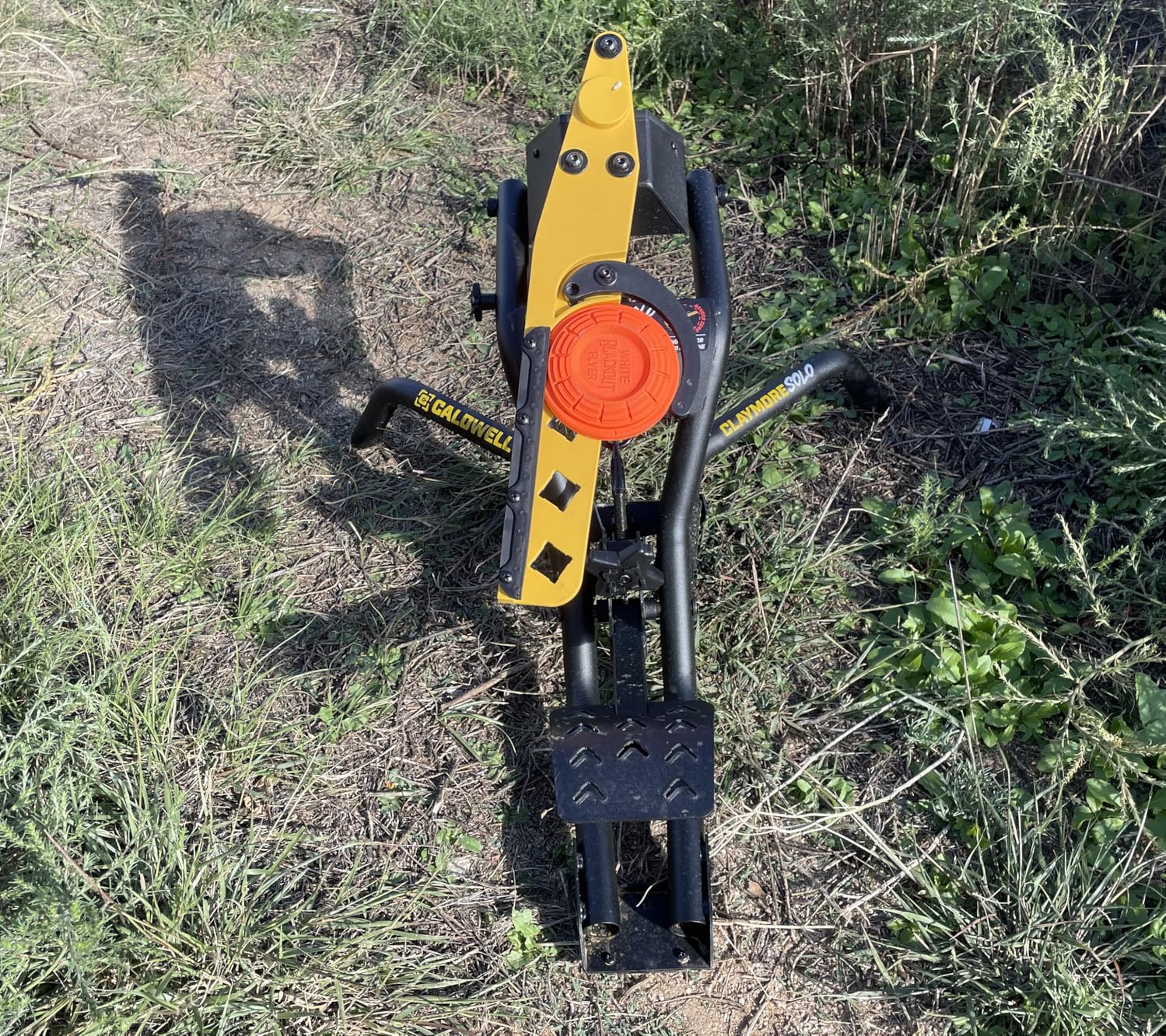 Caldwell Claymore Solo Clay Thrower with Foot Pedal, Angle Adjustment, and Auto Resetting Arm for Clay Shooting, Shooting Sports, Hunting customer photo 2