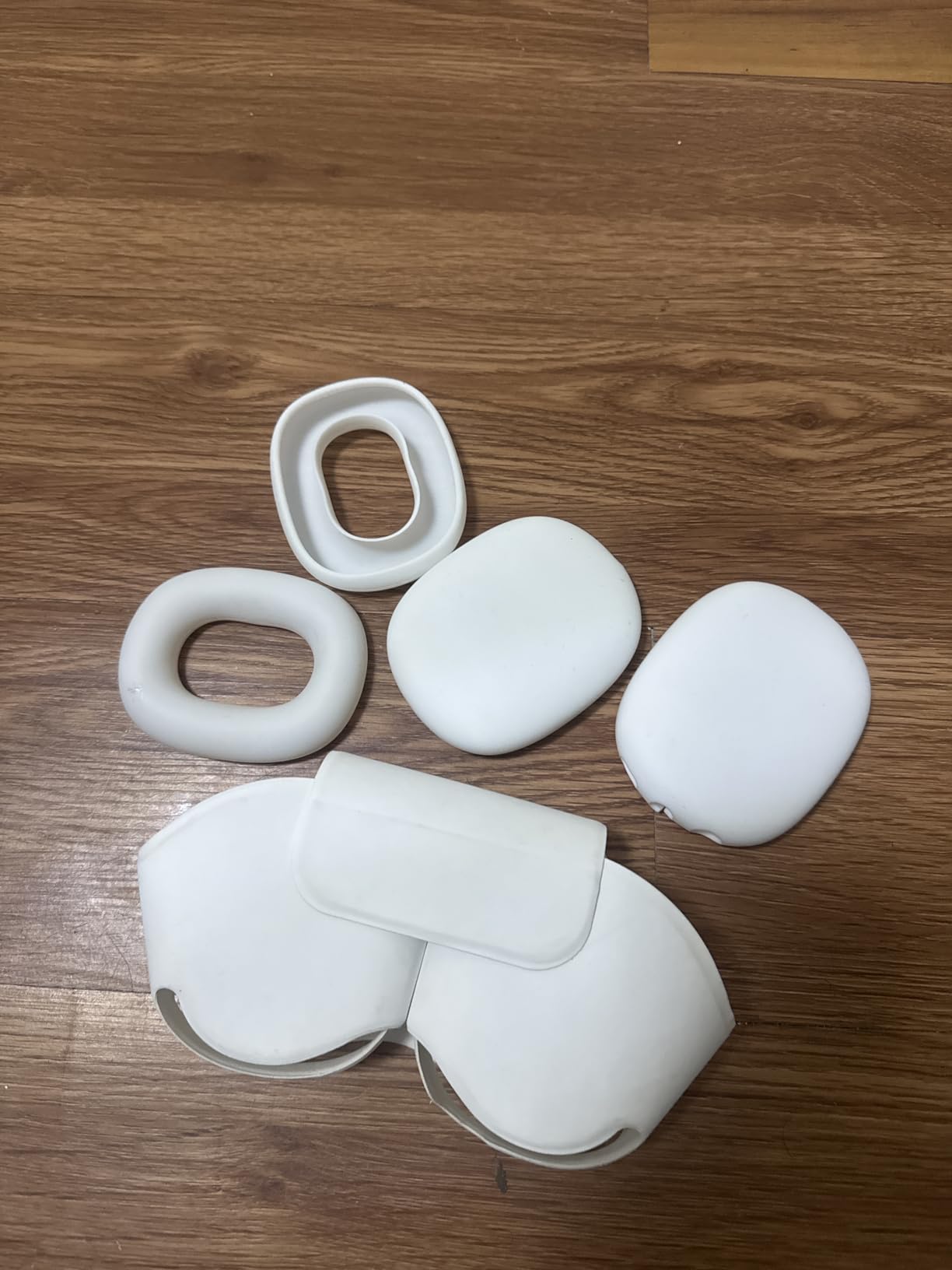 Case Cover for Airpods Max 2/1 Headphones, Ear Pad Case Cover/Ear Cups Cover/Headband Cover for AirPods Max (USB-C/Lightning) (2026/2024/2020), Silicone for Apple Airpod Max, Accessories Cases, Stone customer photo 1