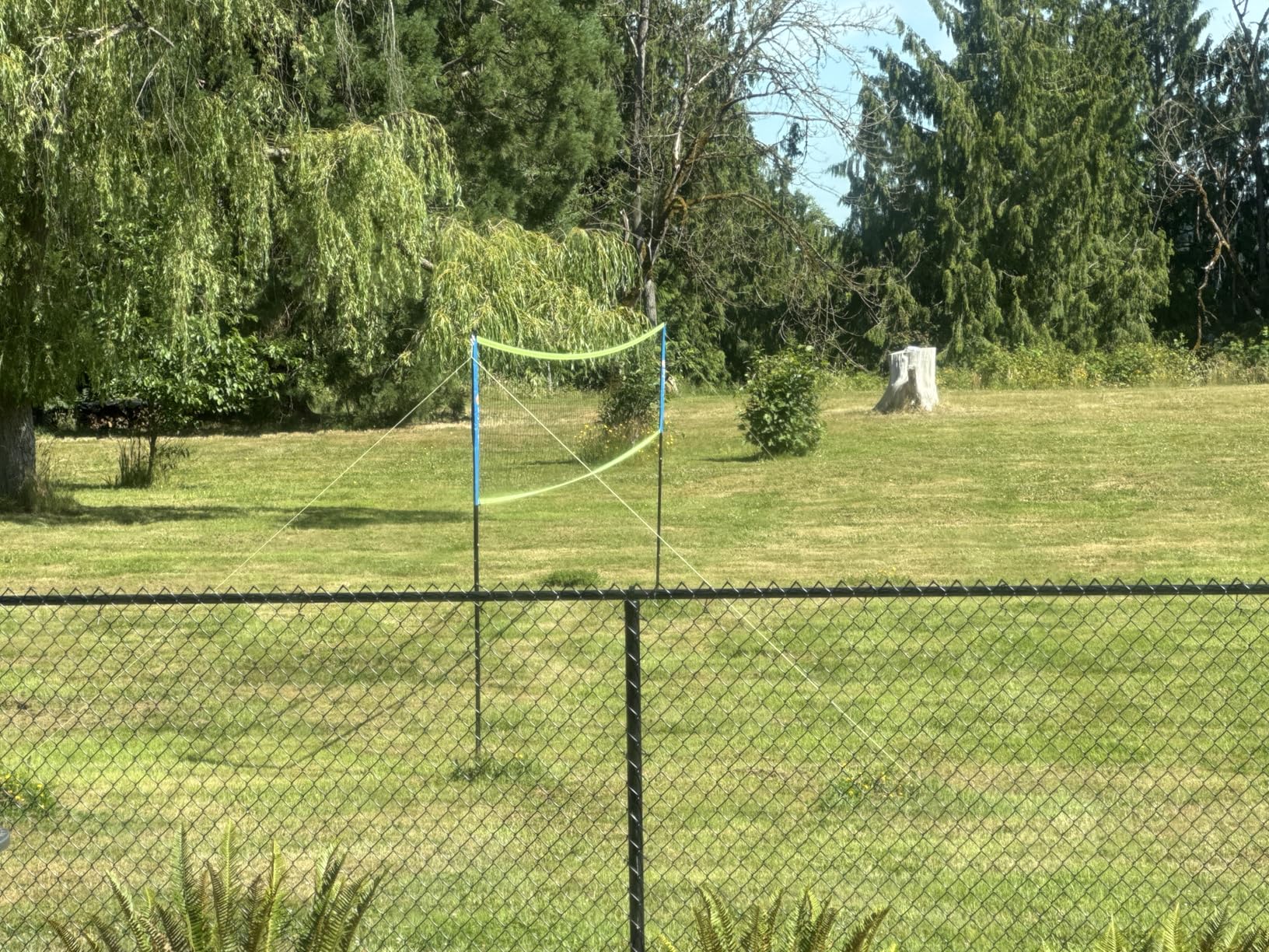 32ft Regulation Size Portable Outdoor Volleyball Net Set System for Backyard Beach with Height Adjustable Poles, PU Volleyball and Pump, Carry Bag, Boundary Line - Easy Set Up & Anti-Sagging customer photo 2