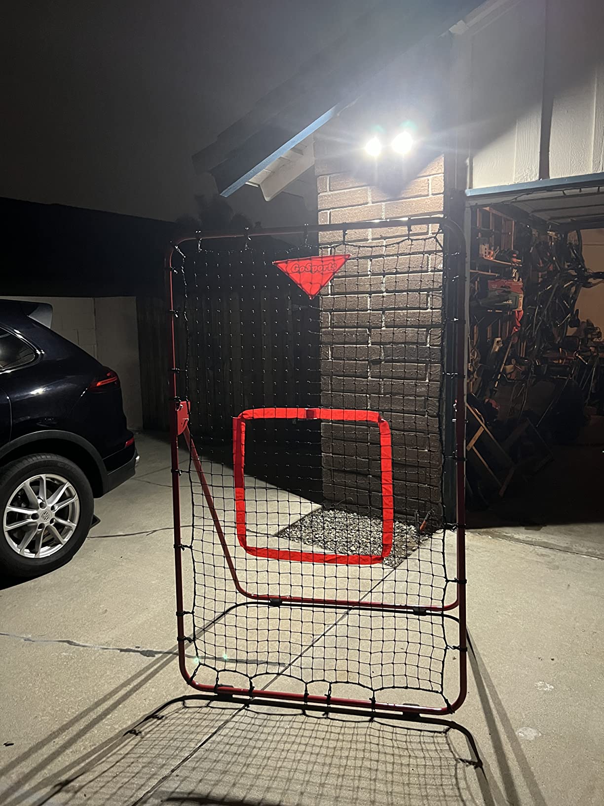 GoSports Baseball & Softball Pitching and Fielding Rebounder - Pitch Back Net - Choose Your Size customer photo 2
