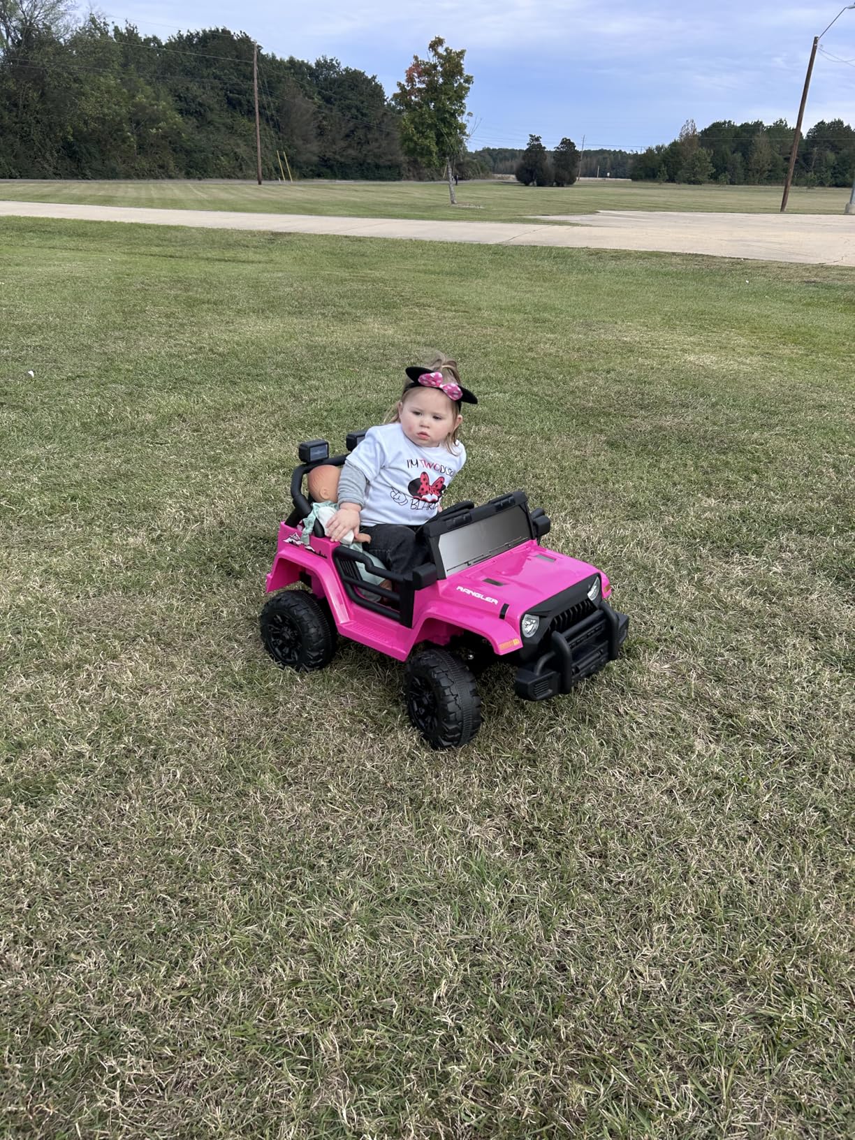 Ride on Truck Car, 12V Kids' Electric Vehicles W/Parents Control, Ride on Toys for Toddlers with Music, Bluetooth, Four-Wheels Suspension, USB, Headlights, Black customer photo 2