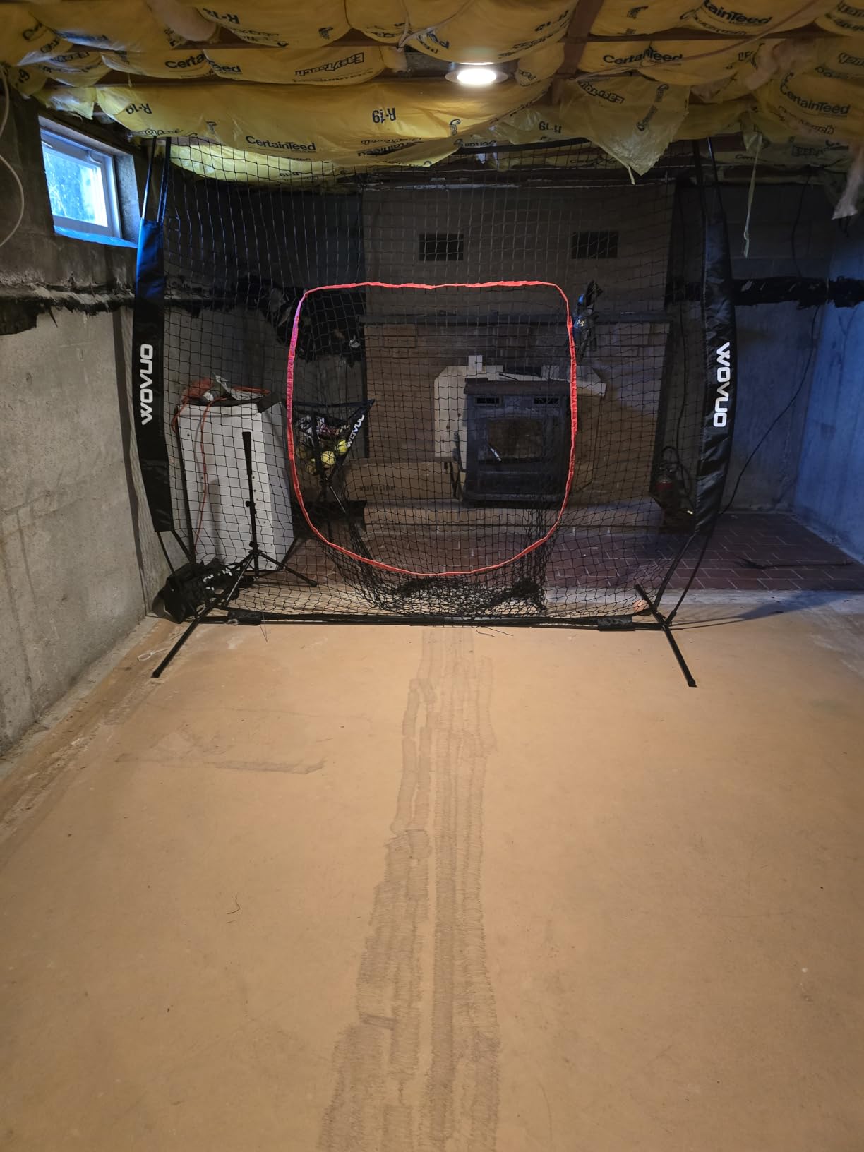 7x7 ft Baseball Net for Batting Pitching Hitting, Softball Pitching Net with Strike Zone, Tee, Ball Caddy, Softball Batting Net Baseball Training Equipment for Kids Adult Youth Sport Practice customer photo 1
