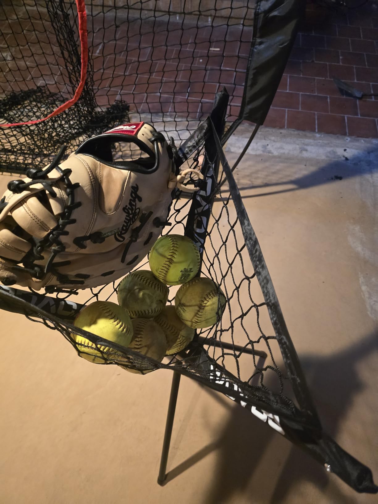 7x7 ft Baseball Net for Batting Pitching Hitting, Softball Pitching Net with Strike Zone, Tee, Ball Caddy, Softball Batting Net Baseball Training Equipment for Kids Adult Youth Sport Practice customer photo 2