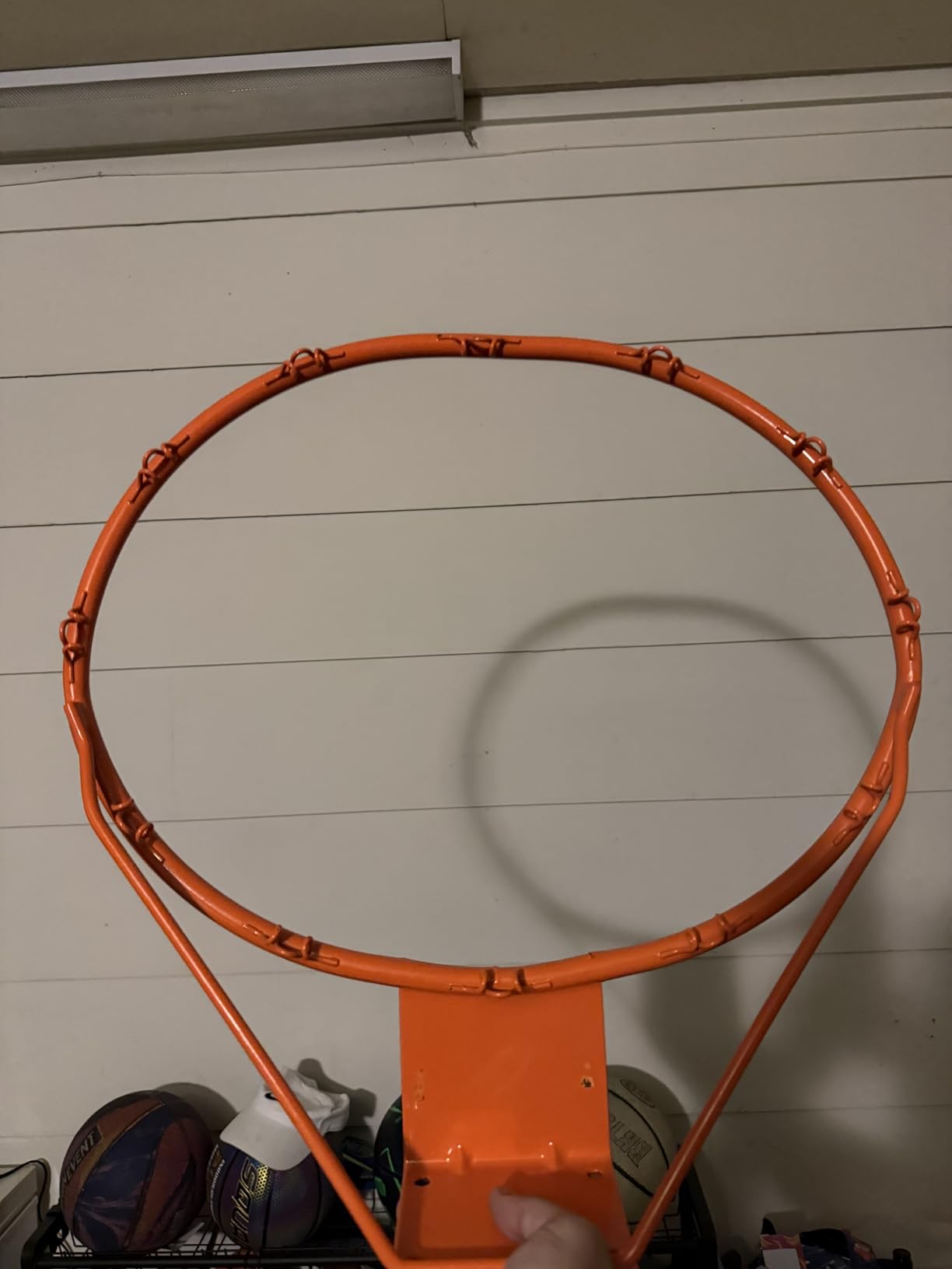 AWII SPORT Basketball Hoop Outdoor Protable 40/44/48 Inch Impact Backboard, 4.8-10FT Height Adjustable Basketball Hoop Goal System with Wheels for Adults customer photo 1