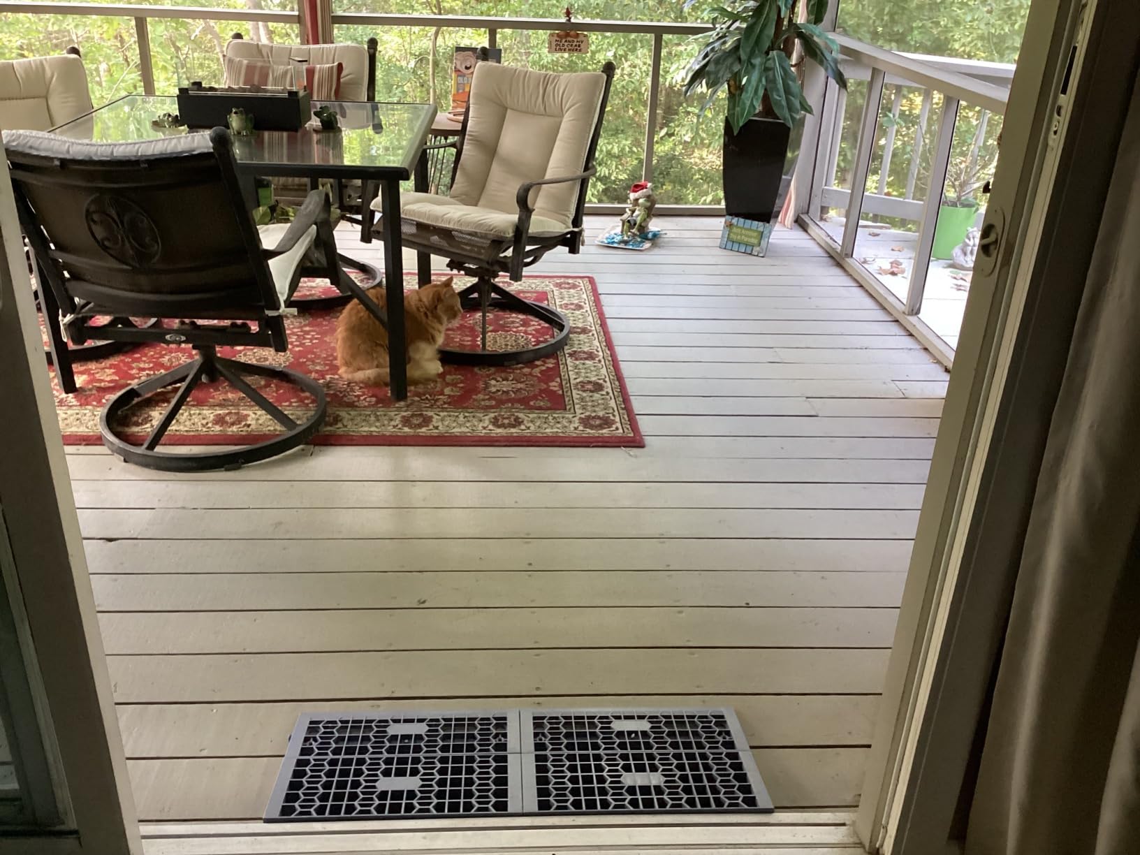 HOXWELL Modular Threshold Ramps for Doorways, 2'' Rise Wheelchair Ramps for Home Steps, 3000 Lbs Load Capacity Detachable Solid Plastic Entry Door Ramps for Wheelchairs and Cars, 2 PCS customer photo 2