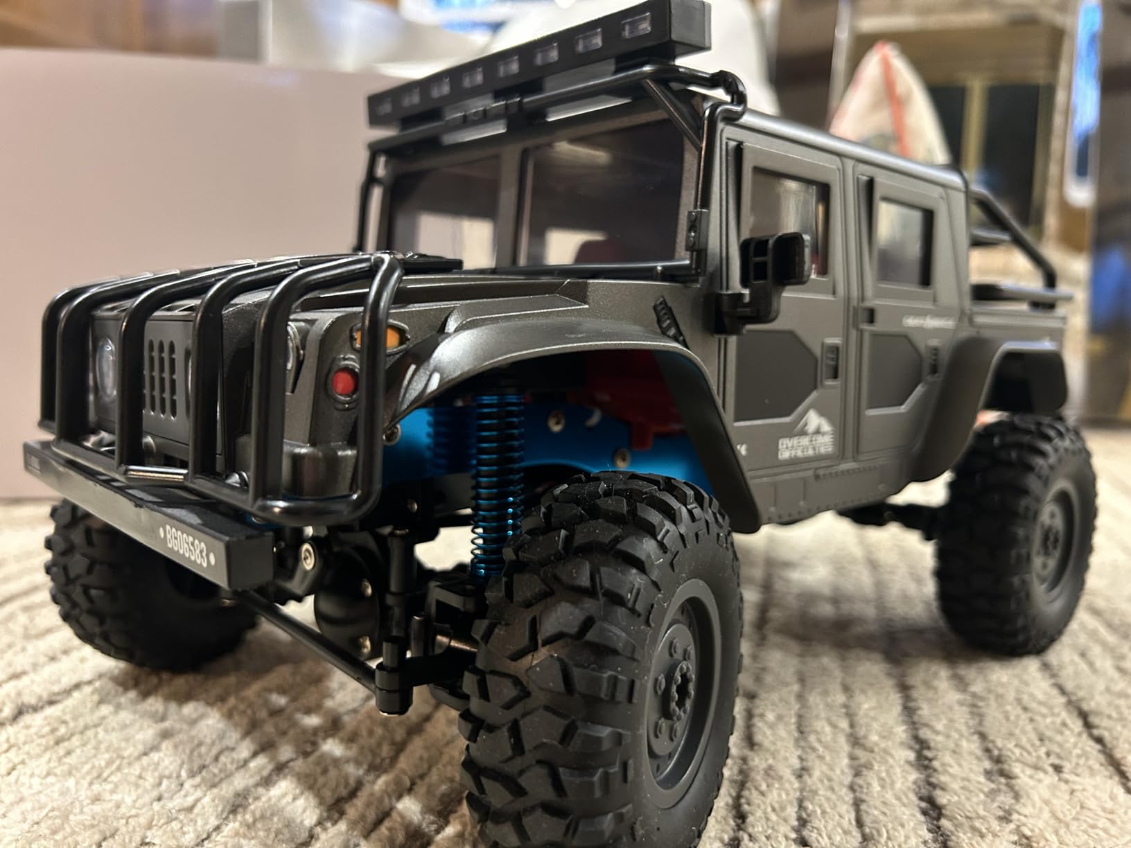 SIMREX 1:16 Scale Hobby Grade RC Car, 36 KPH High Speed 4WD Remote Control Monster Truck, All Terrain Off-Road 4x4 Vehicle w/ 2.4 GHz Radio, Electric RC Truck for Kids & Adults Outdoor Play customer photo 1