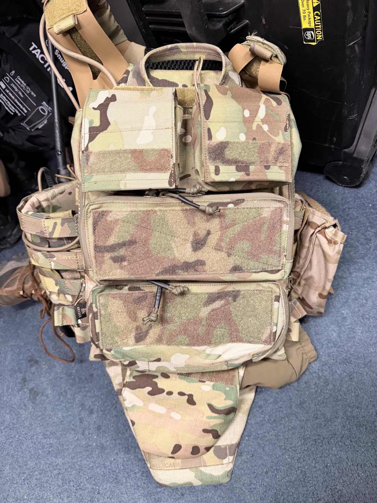 KRYDEX Tactical Modular Zip On Backpack for Vest JPC2.0 CPC AVS Zipper Molle Back Panel (MC) customer photo 1