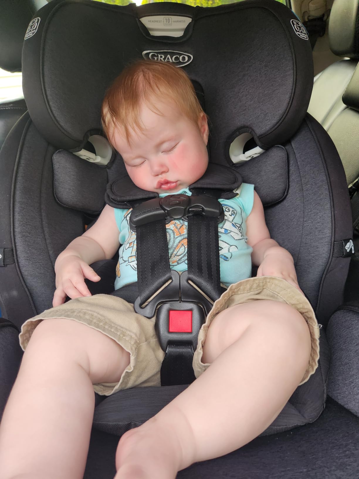 Graco Turn2Me 3-in-1 Rotating Convertible Car Seat, Cambridge, Rear-Facing Rotation Only, Forward-Facing Mode, Highback Booster Up to 100 lbs, Adjustable Headrest & Harness, Steel Reinforced Frame customer photo 1