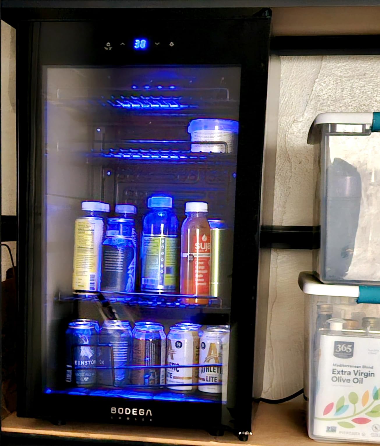 BODEGA BODEGACOOLER 53 Cu. Ft Commercial Beverage Refrigerator, 3 Glass Door Merchandiser Cooler, Display Refrigerator with LED Lighting, Adjustable Shelves, Temperature Control, Heavy-Duty Casters customer photo 2