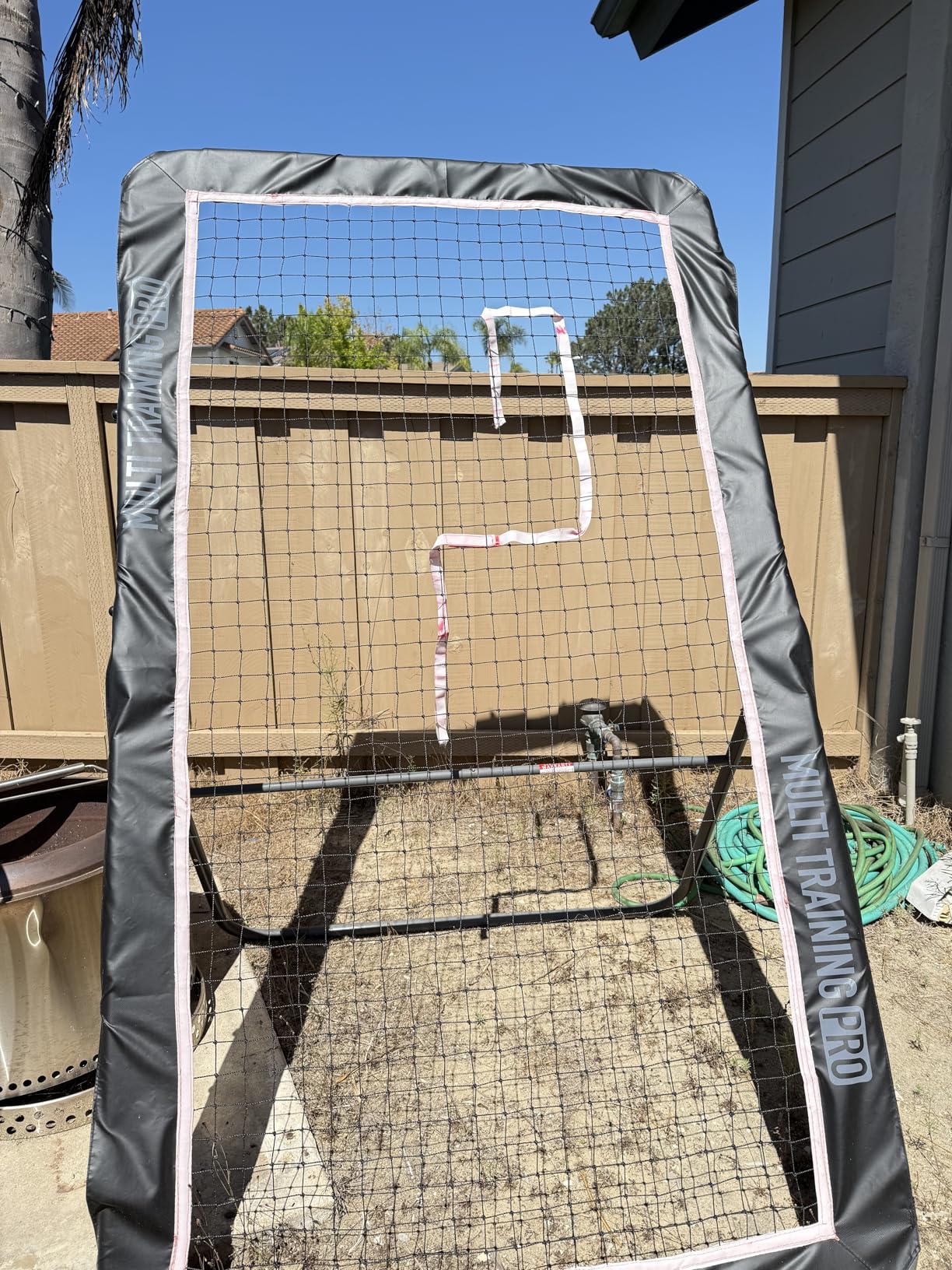 Heavy-Duty Lacrosse Rebounder for Backyard 4x7 ft/4x6 ft Volleyball Rebounder Net Bounce Back with Adjustable Angles customer photo 1