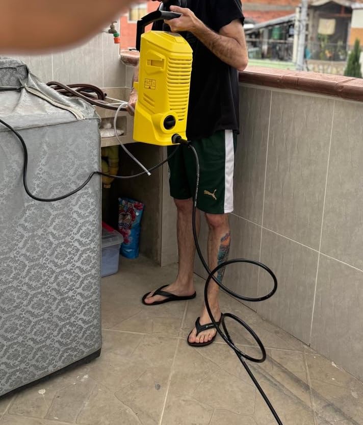 Kärcher Pressure Washer K 1, Max 1.45 GPM, 1700 PSI, Trigger Spray Gun & Vario Power Spray Wand - for Cars, Bikes, Deck, Driveways, Siding, Patios customer photo 2