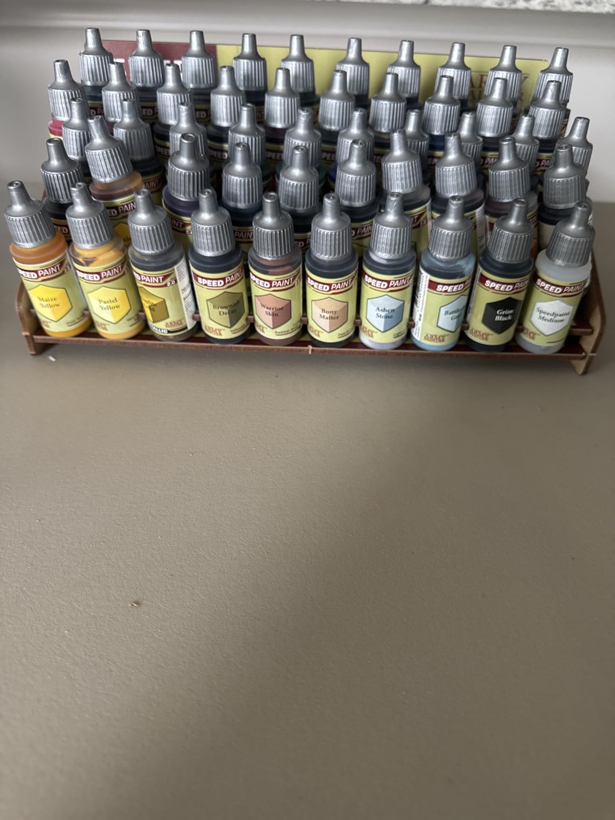 The Army Painter, Paint Station, Storage for 50 Warpaints Fanatic, Speedpaint & Warpaints Air Acrylic Paints, incl. Storage for Brushes customer photo 1