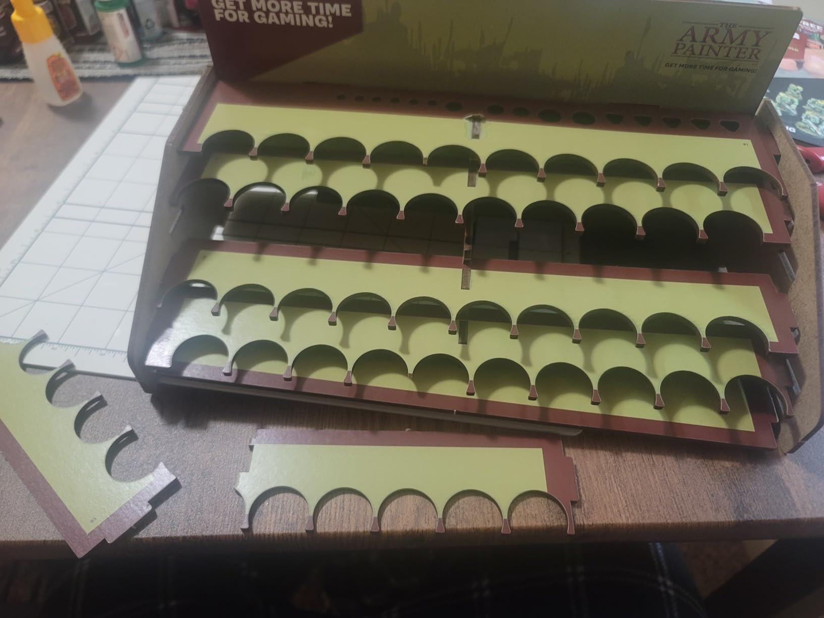 The Army Painter, Paint Station, Storage for 50 Warpaints Fanatic, Speedpaint & Warpaints Air Acrylic Paints, incl. Storage for Brushes customer photo 2