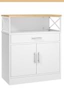 Shintenchi Farmhouse Storage Cabinets with Doors and Shelves,Kitchen Barn Door Storage Cabinet with Drawers,Coffee Bar Cabinet Buffest Sideboard for Dining Room,Bathroom,Entryway customer photo 1