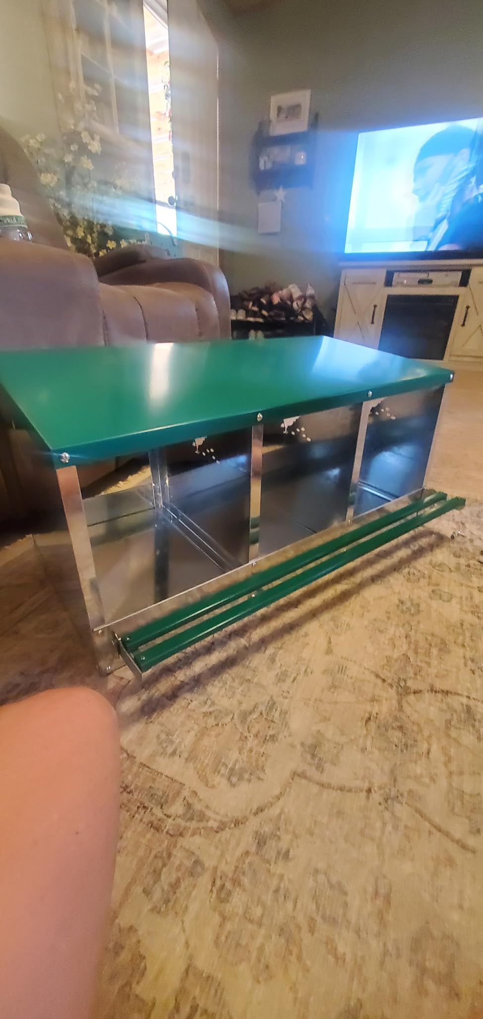 TOCRETOARE Chicken Nesting Boxes, 10 Hole Nesting Box for Laying Eggs, Heavy Duty Metal Nest Boxes for Chicken and Poultry to Collect Eggs, Chicken Laying Boxes Hens Chicken Coop Box customer photo 1