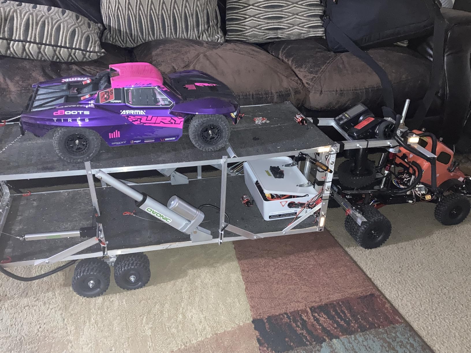 ARRMA RC Truck 1/10 FURY 2wd 223S BLX Brushless Short Course Truck RTR (Battery and Charger Not Included) with DSC, Purple, ARA3521T3 customer photo 2