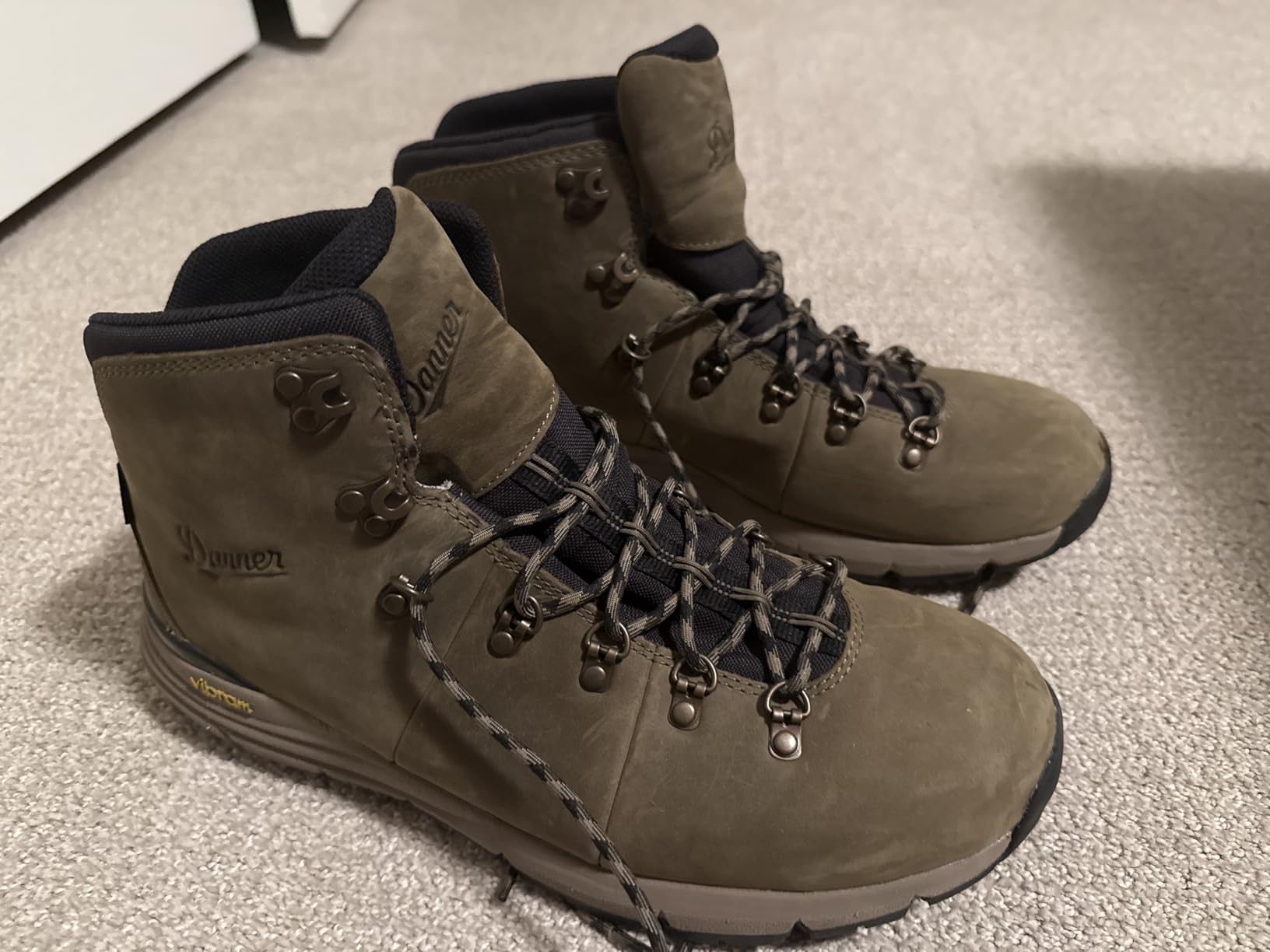 Danner Mountain 600 Leaf GTX Men's Hiking Boots - Waterproof Quick-Dry Gore-Tex Membrane & Slip-Resistant Work Boots for Men - Triple-Density OrthoLite Footbed & Full-Grain Leather Upper customer photo 1