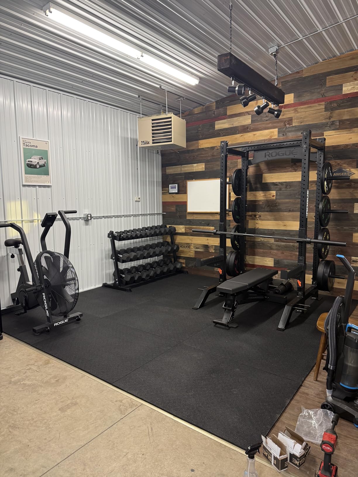 CAP 280 LB, 550 LB, 1200 LB Dumbbell Set with Horizontal 2-3 Tier Rack, Rubber Hex Free Weights, Home Gym Weight Set for Strength Training customer photo 2