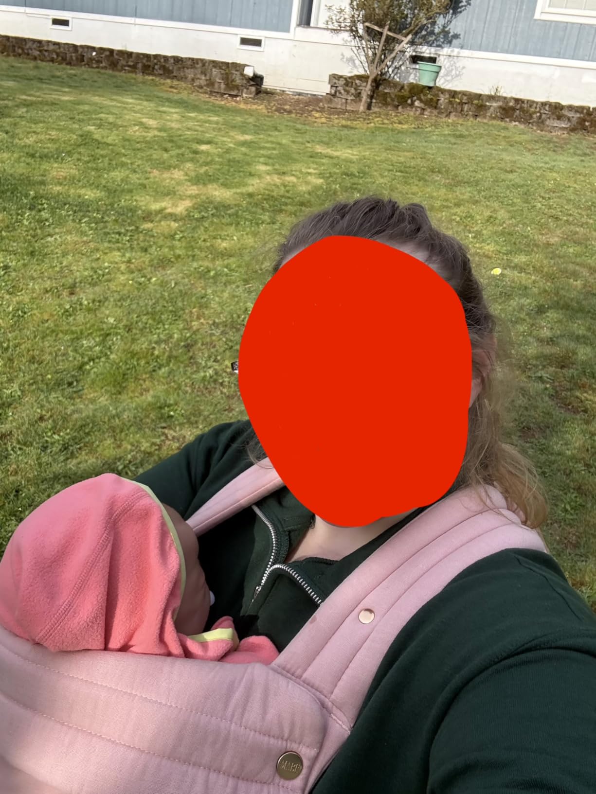 Mabē Monarch Ergonomic Baby Carrier - Premium Cotton Soft Structured Newborn to Toddler Carrier with Hip-Healthy Design, 3 Carry Positions (7-35lbs), Lightweight & Breathable, (Ebony Check) customer photo 2