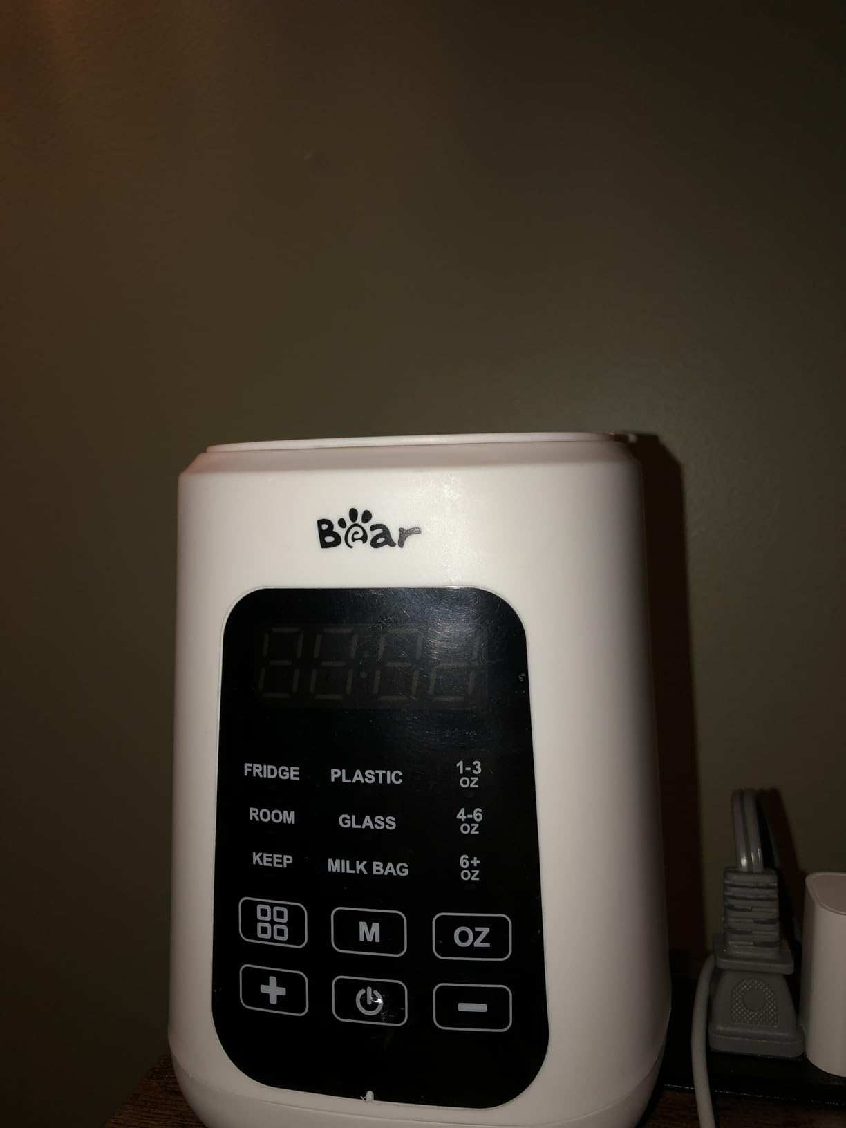 Bear Baby Bottle Warmer, Milk Warmer Breastmilk Bag Formula Fast Warming for New Born Baby Bottles, with Time Temp Control Automatic Shut Off at Home Use customer photo 1
