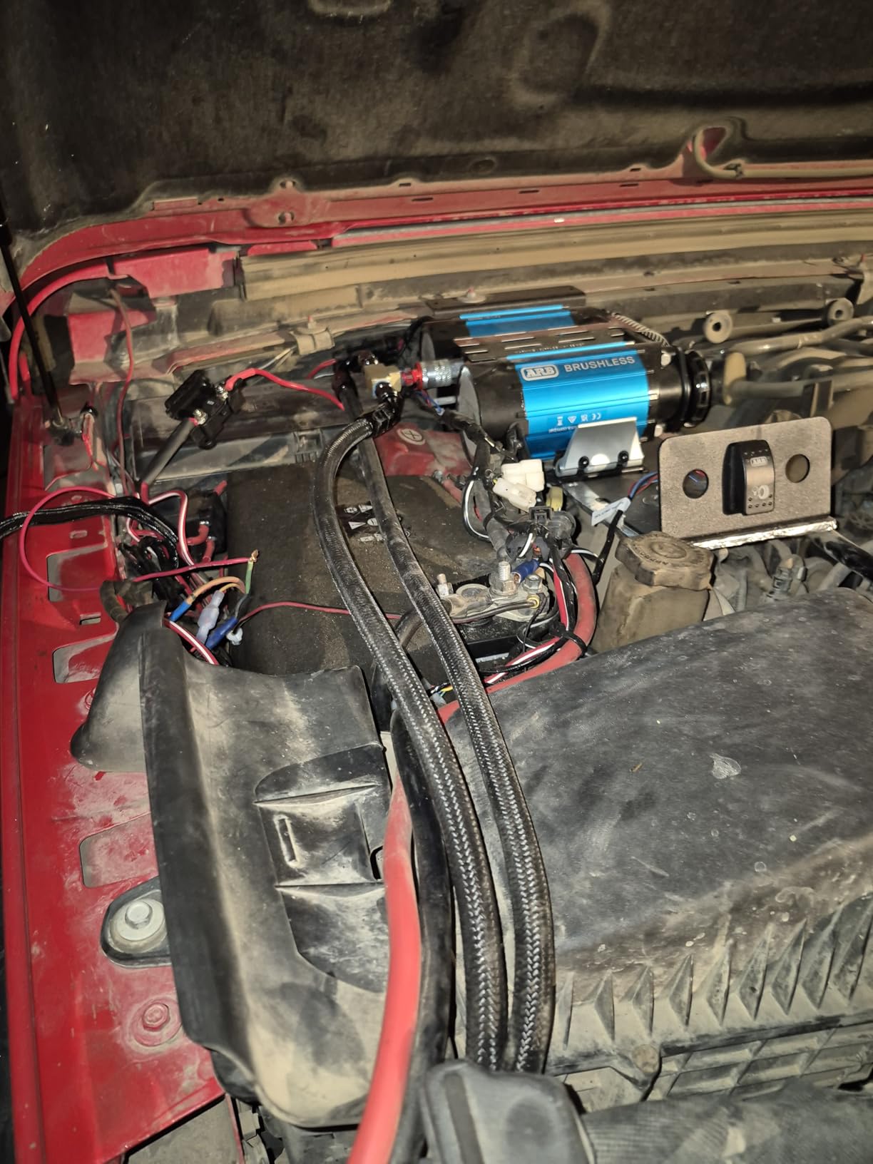 ARB CKBLTA12 12V Brushless Air Compressor Premium Twin Motor On Board boasts 1.5X in output. Ideal for faster tire inflating time and 4x4 off road adventures - 2025 Launched customer photo 2
