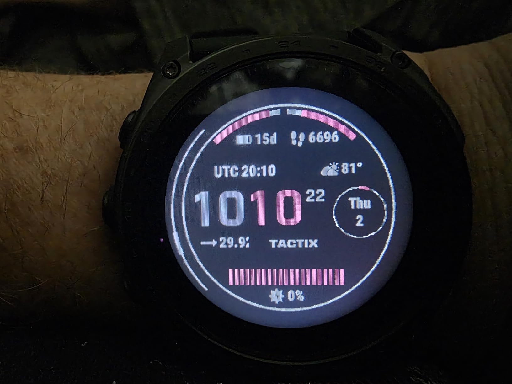 Garmin tactix® 8 51mm, Solar Charged Display, Premium Tactical GPS Smartwatch, Includes Applied Ballistics Ultralight™ Solver customer photo 1