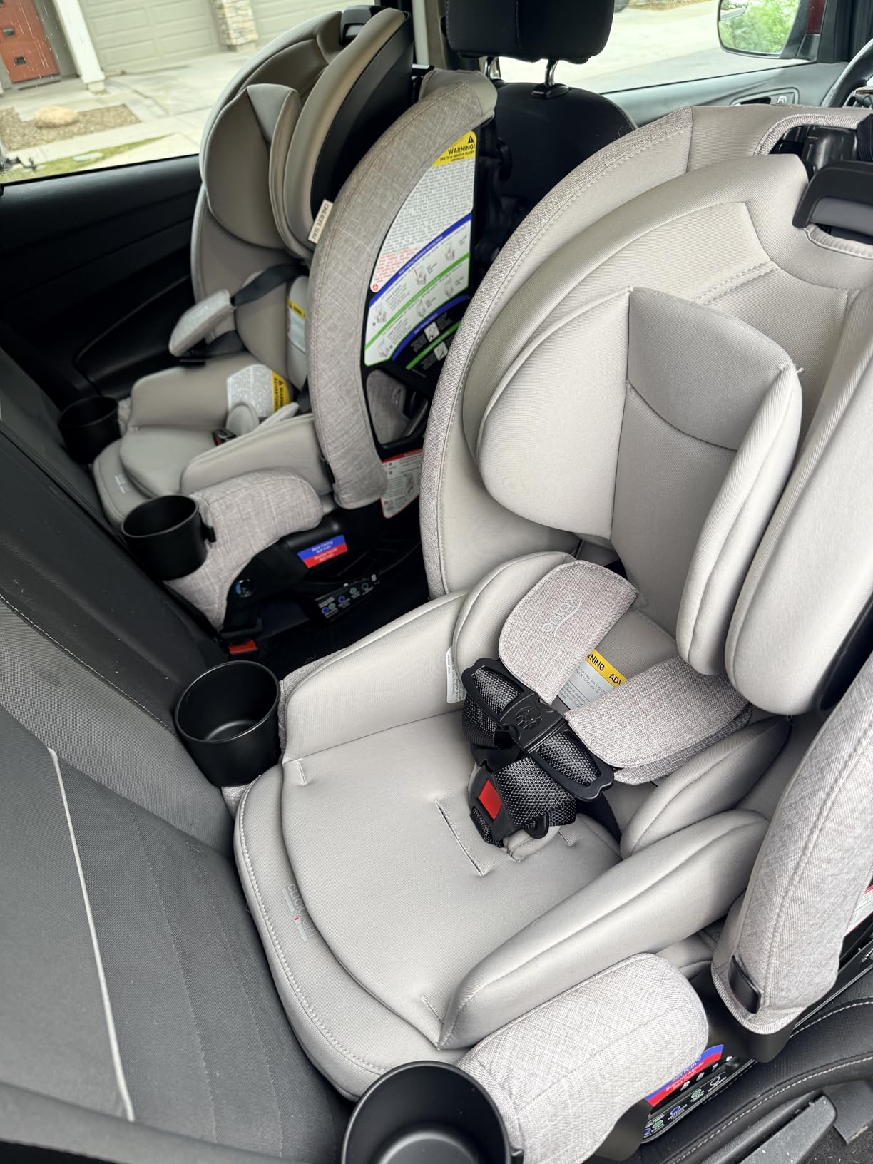 Britax One4Life Slim All in One Car Seat, Up to 10 Years of Use with Rear Facing, Forward Facing, & Booster Modes, 17.5