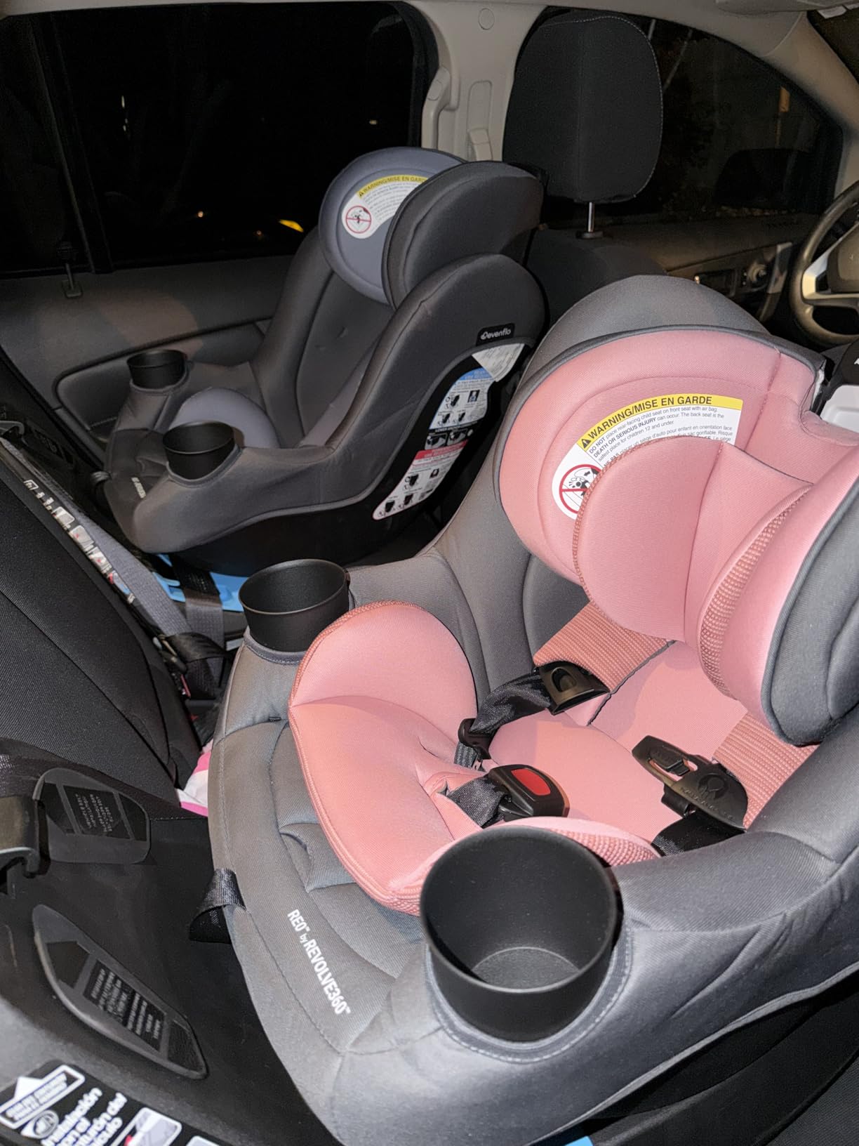 Evenflo REO by Revolve360 Rotating 2-in-1 Convertible Car Seat - 360 Degrees, Infant to Toddler (Lenox) customer photo 1