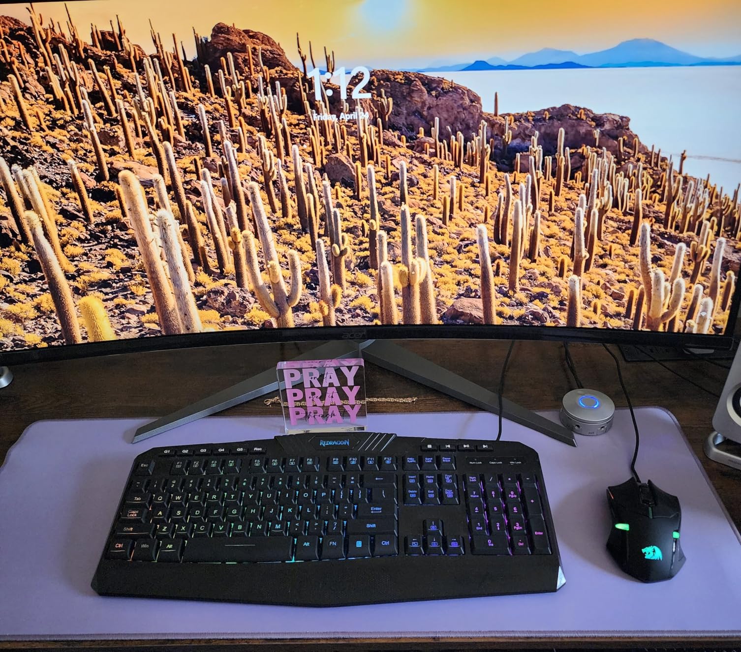 Redragon S101M-KS Gaming Keyboard and Mouse Wireless with Tri-Mode, RGB Keyboard and 4800 DPI Gaming Mouse, 10 Independent Multimedia Keys for Wins, PC, Computer, Wireless S101 Ideal for Gamer customer photo 1