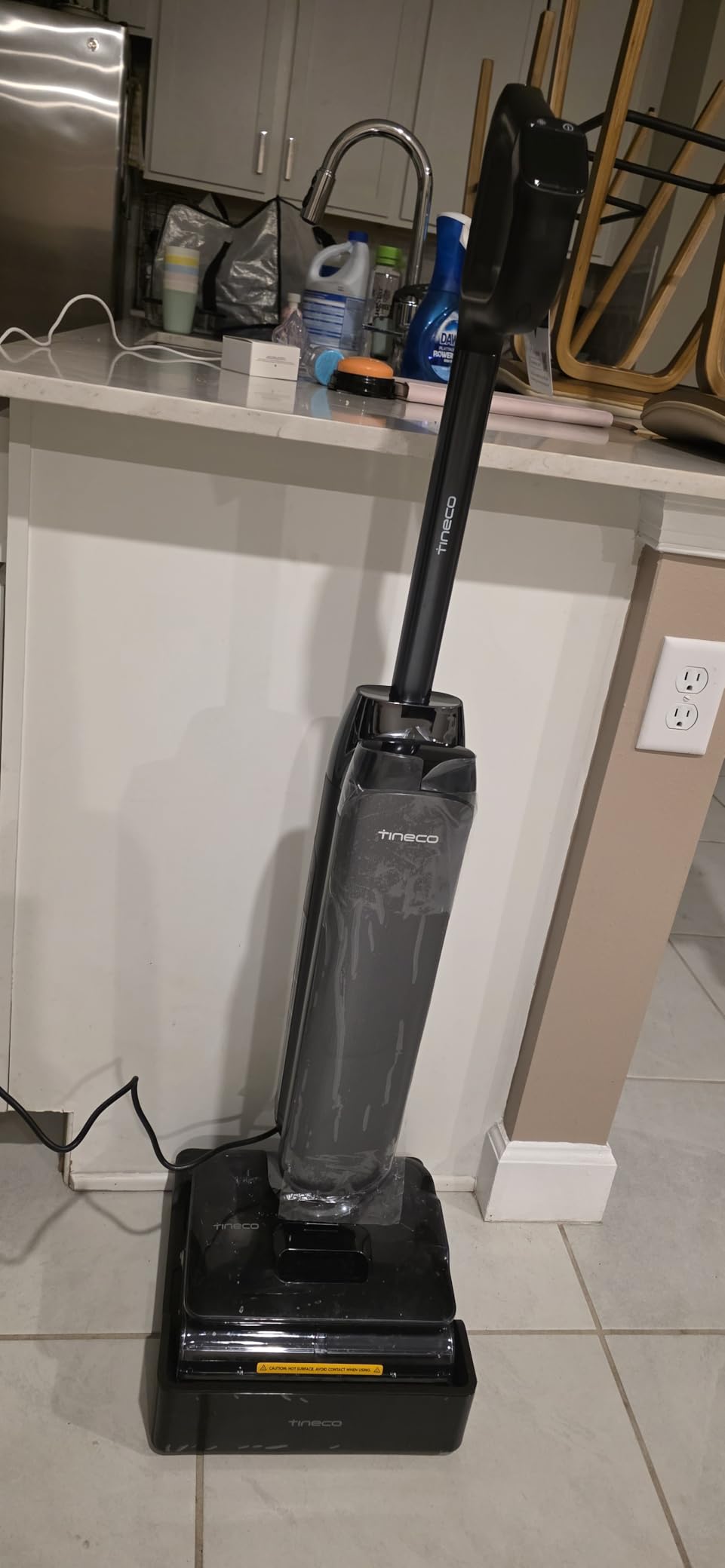 Tineco Floor One S9 Artist Steam Wet Dry Vacuum Cleaner, High-Temp Steam Cleaning, 22kPa Suction, 360 SmoothDrive, Anti-Tangle Design, 185F Flashdry, Long Runtime, 180 Lay-Flat customer photo 2