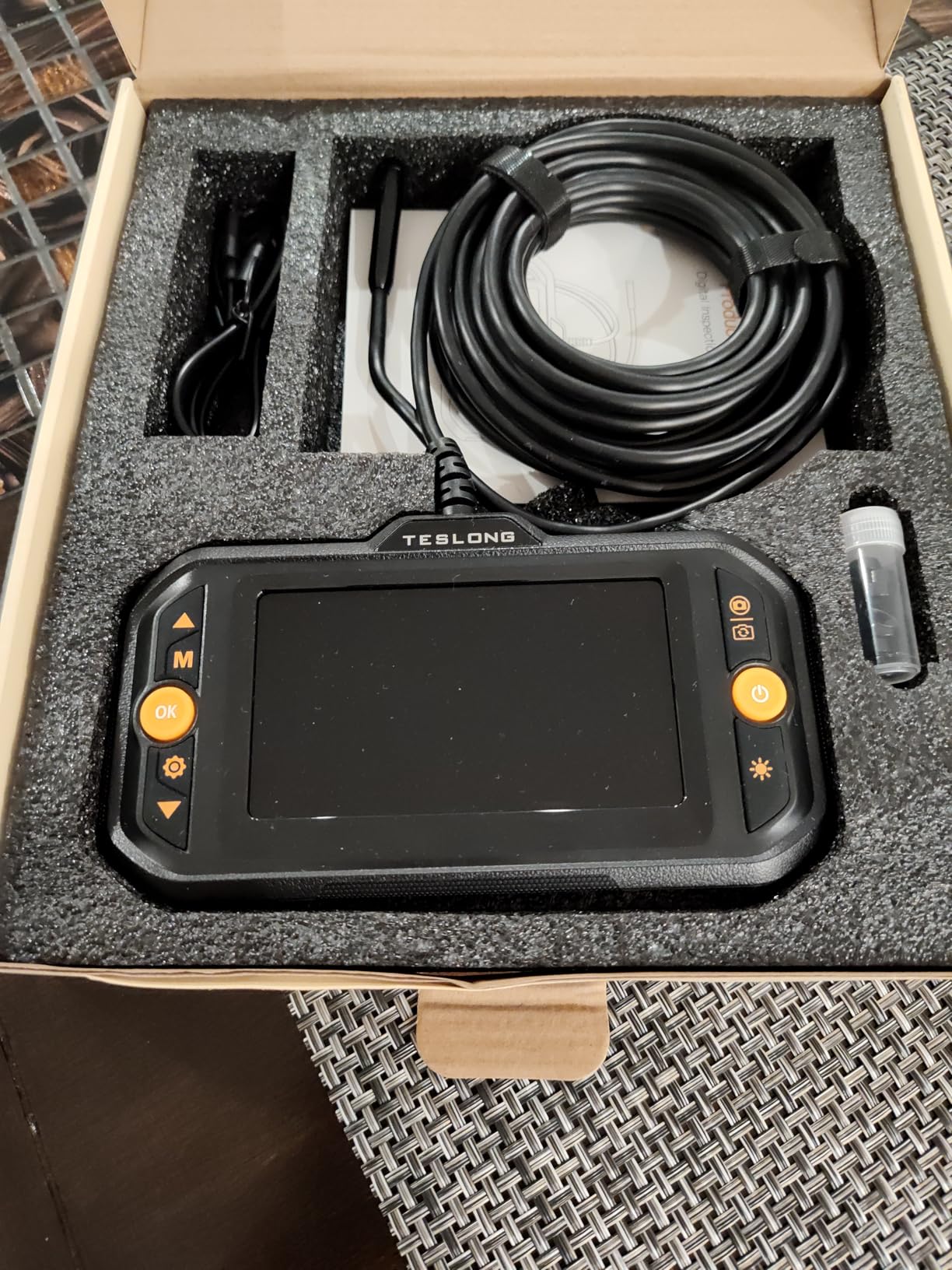 Teslong Dual Lens Endoscope with Light, Mechanic Borescope Inspection Camera, Fiber Optic Scope, Flexible Snake Probe for Automotive, HVAC, Wall & Home Inspections (16.5FT) customer photo 2