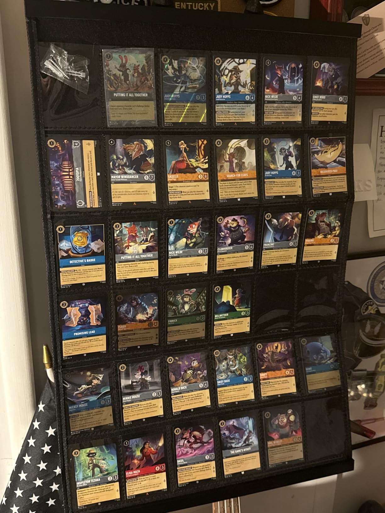 36 Cards Display Case - 35PT Graded Sports Card Frame - with PVC Protection & Clear View for Baseball Football Basketball Trading Card Wall Display, Black customer photo 1
