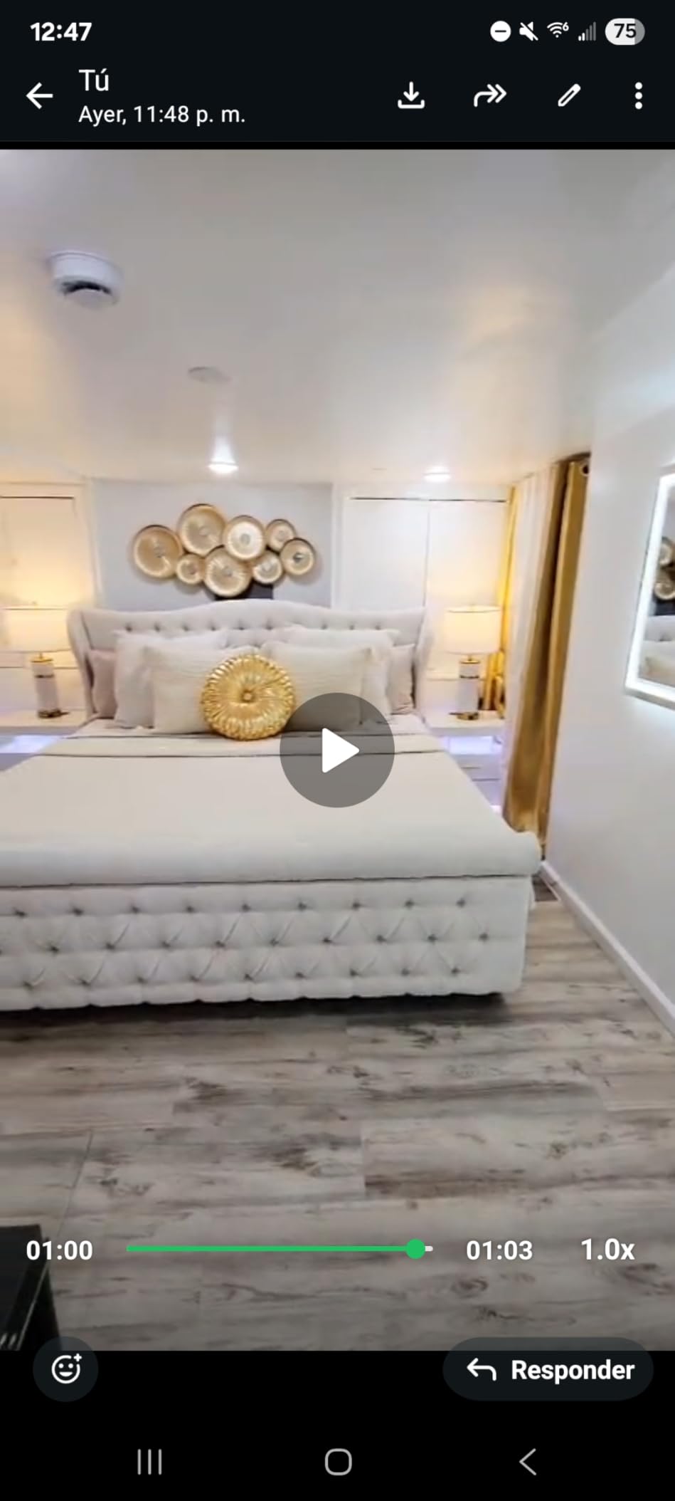 koorlian Queen Bed Frame, Chenille Upholstered Sleigh Bed with Scroll Wingback Headboard & Footboard, Luxury & Soft Button Tufted Queen Size Modern Bed, Easy Assembly, No Box Spring Needed customer photo 2