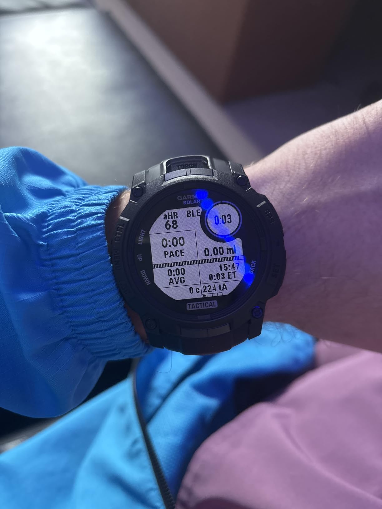 Garmin Instinct® 3 Tactical Edition, 45mm, Solar Charged Display, Rugged Outdoor GPS Smartwatch customer photo 2