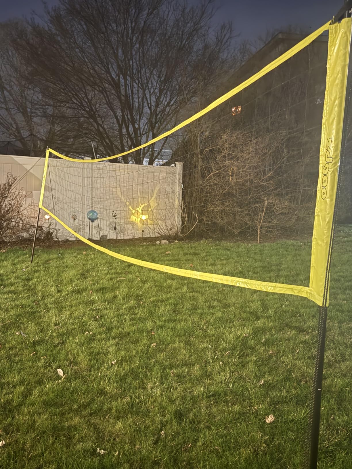 Outdoor Portable Volleyball Net System - Adjustable Height Poles with Soft Volleyball Ball, Pump, Hammer, Boundary Line, and Carry Bag for Backyard, Beach, Lawn customer photo 2
