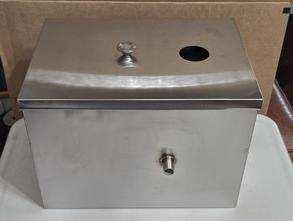 Commercial Grease Trap Stainless Steel Interceptor Oil-water Separator for Restaurant, Kitchen, Cafe, Canteen, Factory customer photo 1