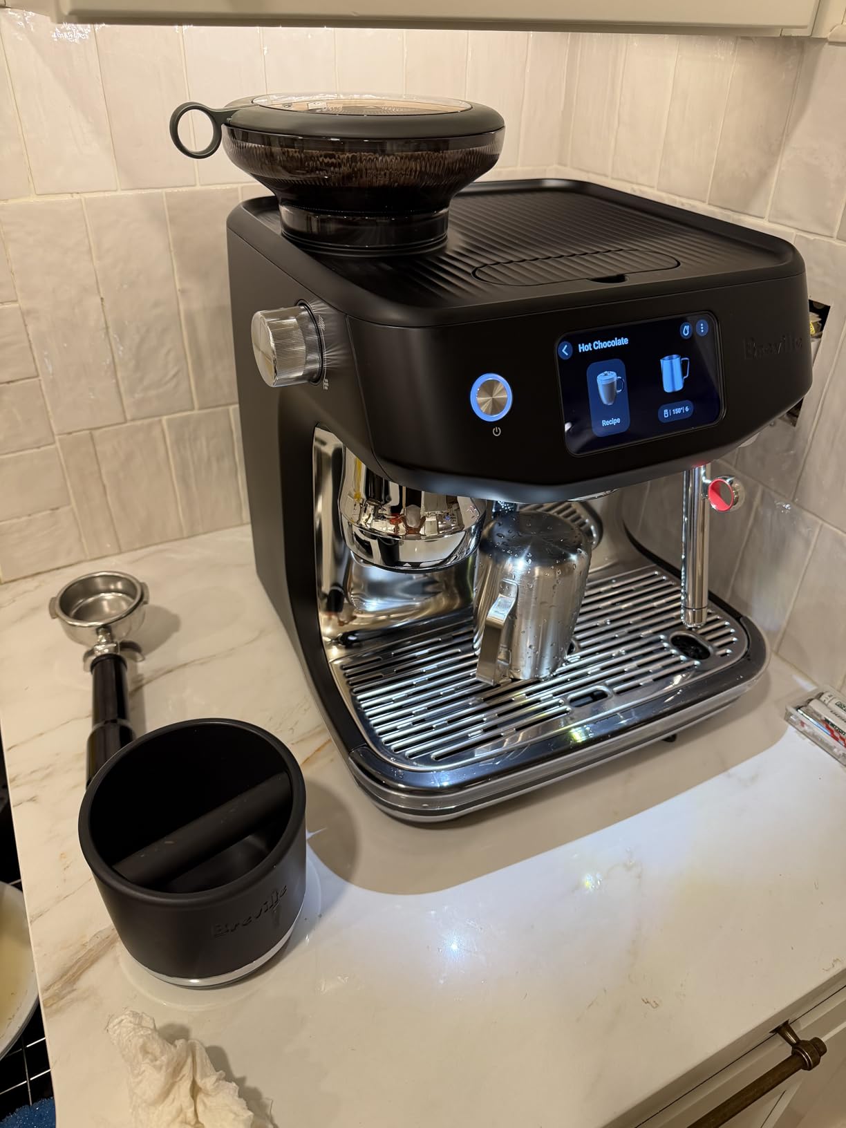Breville Oracle Jet Espresso Machine, Damson Blue customer photo 2