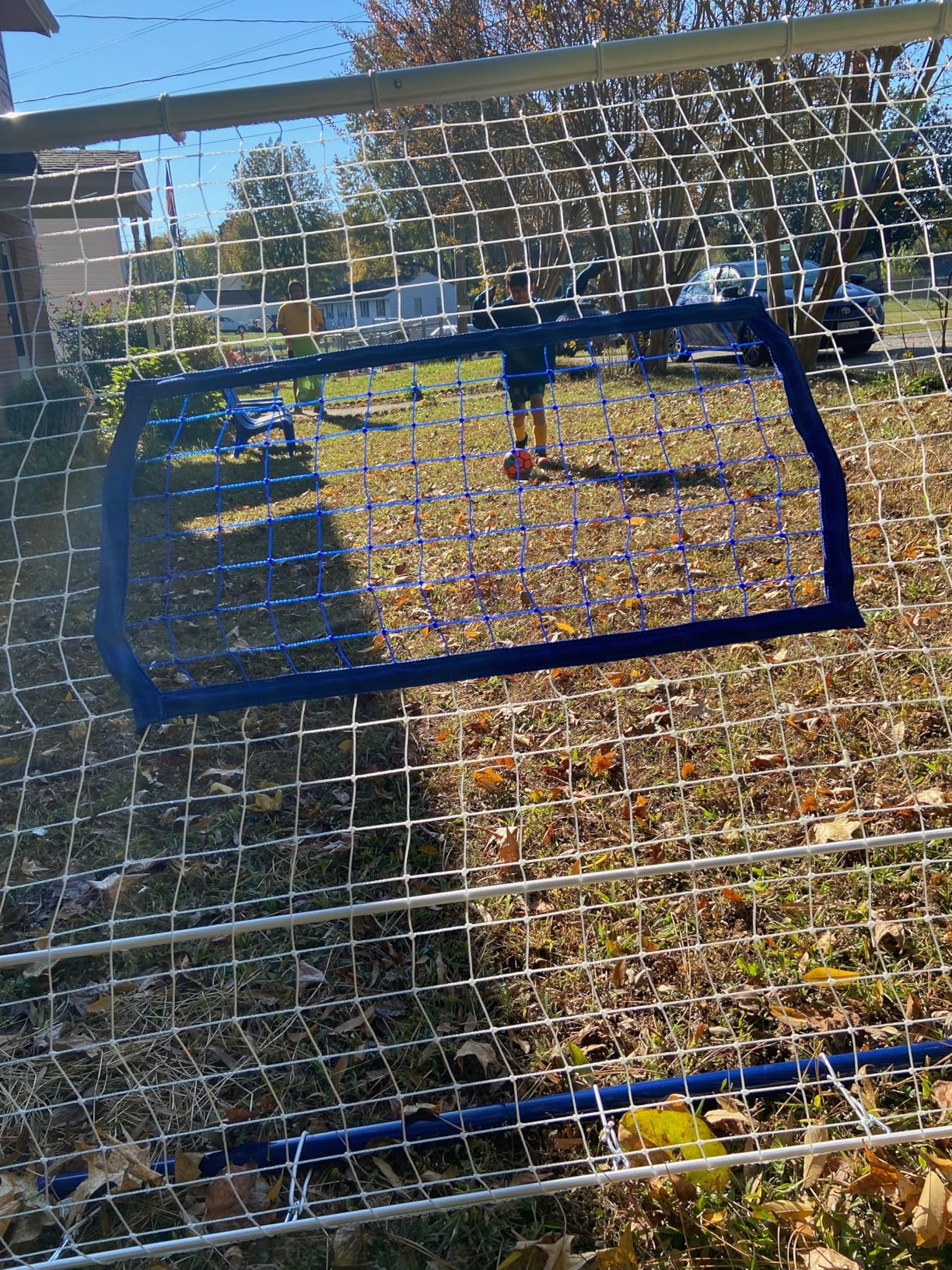 Open Goaaal 3-in-1 Soccer Rebounder Goal - 4 ft x 6 ft - Adjustable Angle Modes for Shooting Drills - Ground-Pass Setup for Passing Practice - High-Angle Rebound Net for Ball Control customer photo 1