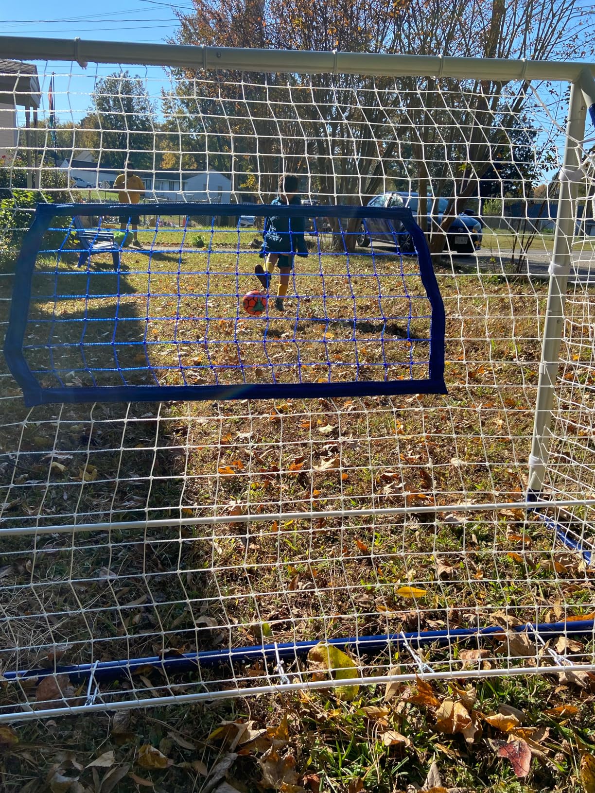 Open Goaaal 3-in-1 Soccer Rebounder Goal - 4 ft x 6 ft - Adjustable Angle Modes for Shooting Drills - Ground-Pass Setup for Passing Practice - High-Angle Rebound Net for Ball Control customer photo 2