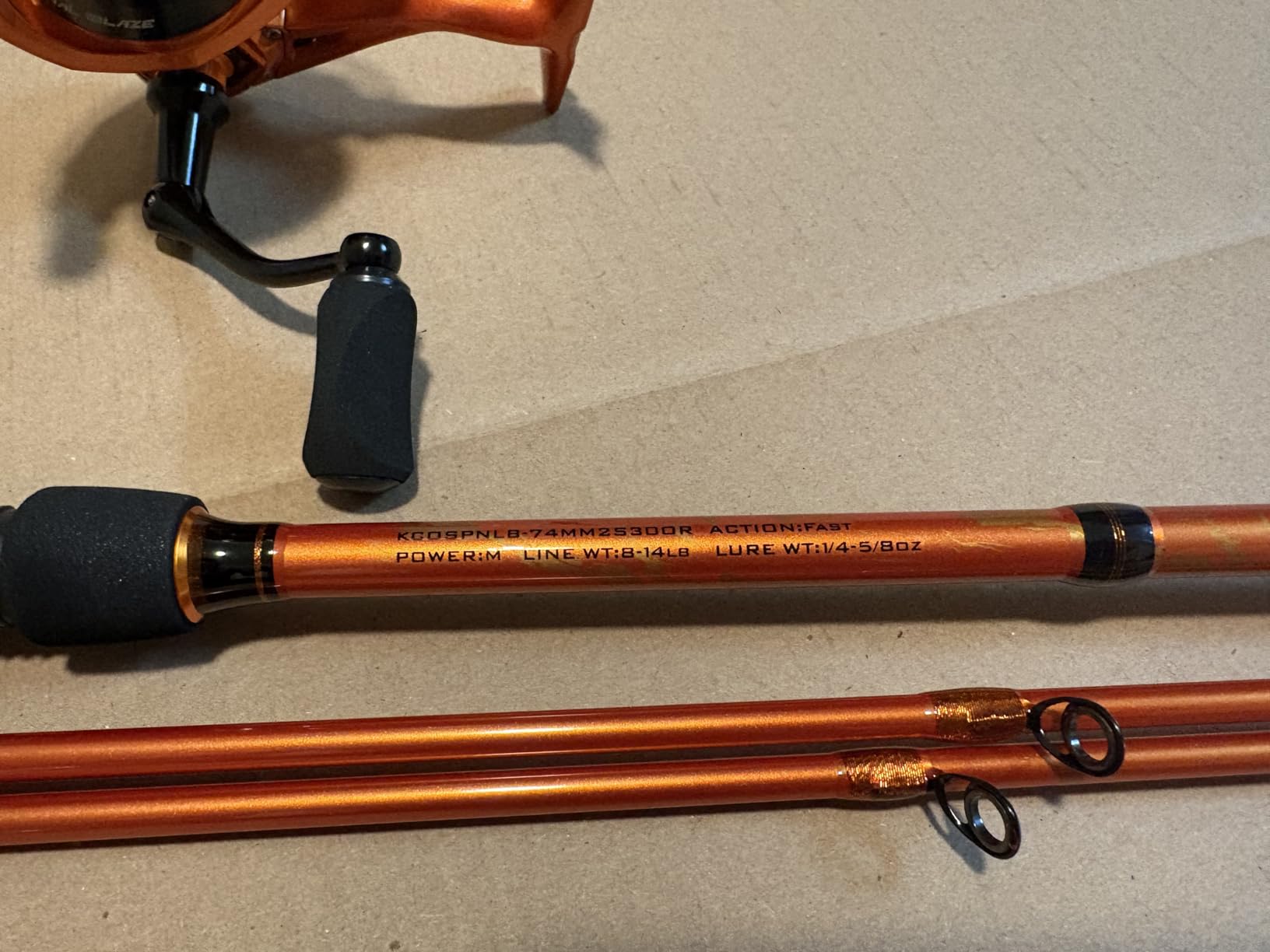 KastKing Lethal Blaze Twin-tip Fishing Rod and Reel Combo, Spinning & Baitcaster Combo, IM6 Graphite 2Pc Rod with Backup Tip Section customer photo 2