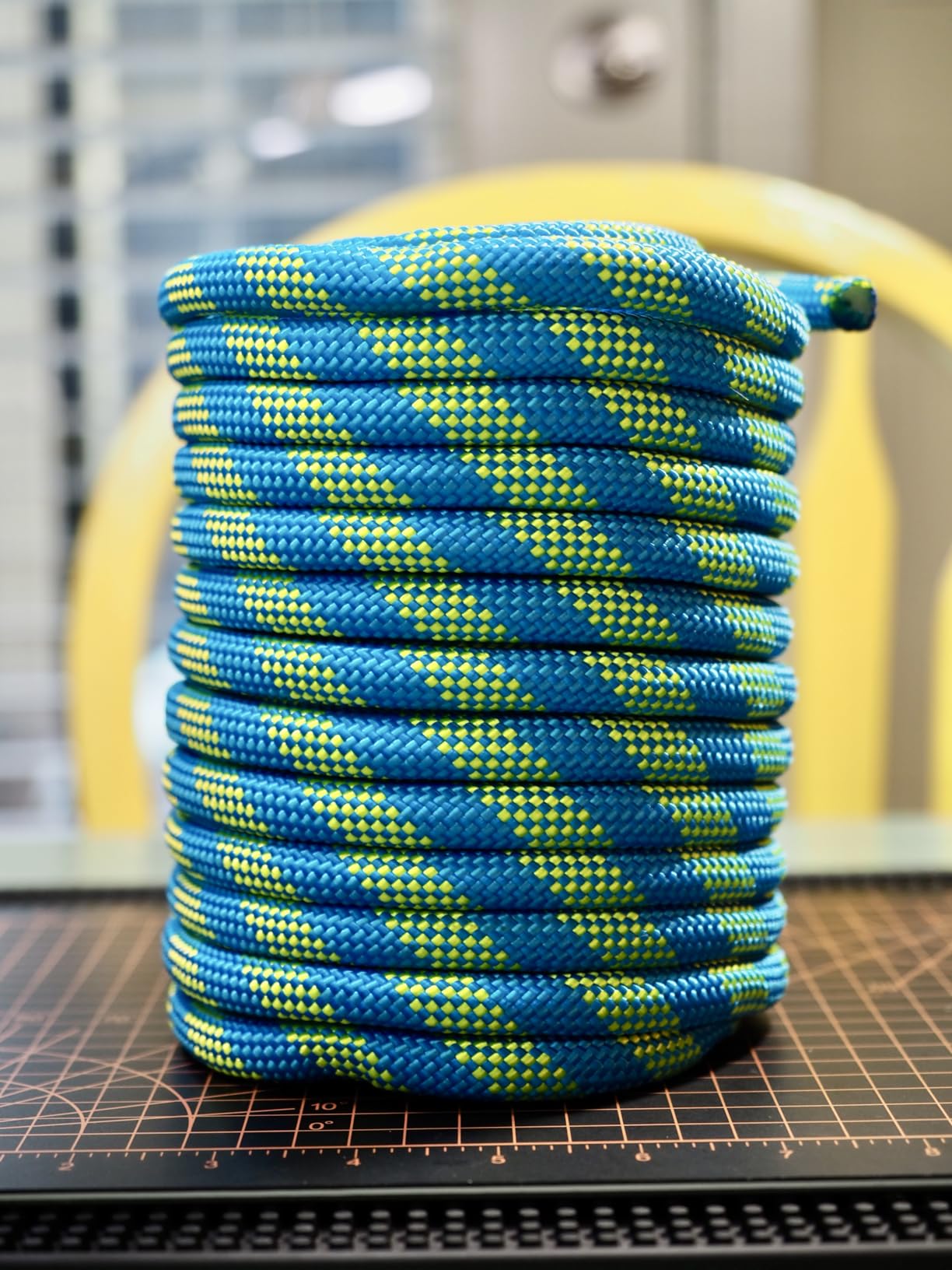 1/2 inch x 100ft Arborist Tree Climbing Rope - 48 Strand Polyester Static Bull Rope, 9000lb Breaking Strength - Heavy Duty Utility Line for Swing Pulling, Outdoor, Marine Use - ASTM F2116 Certified customer photo 1