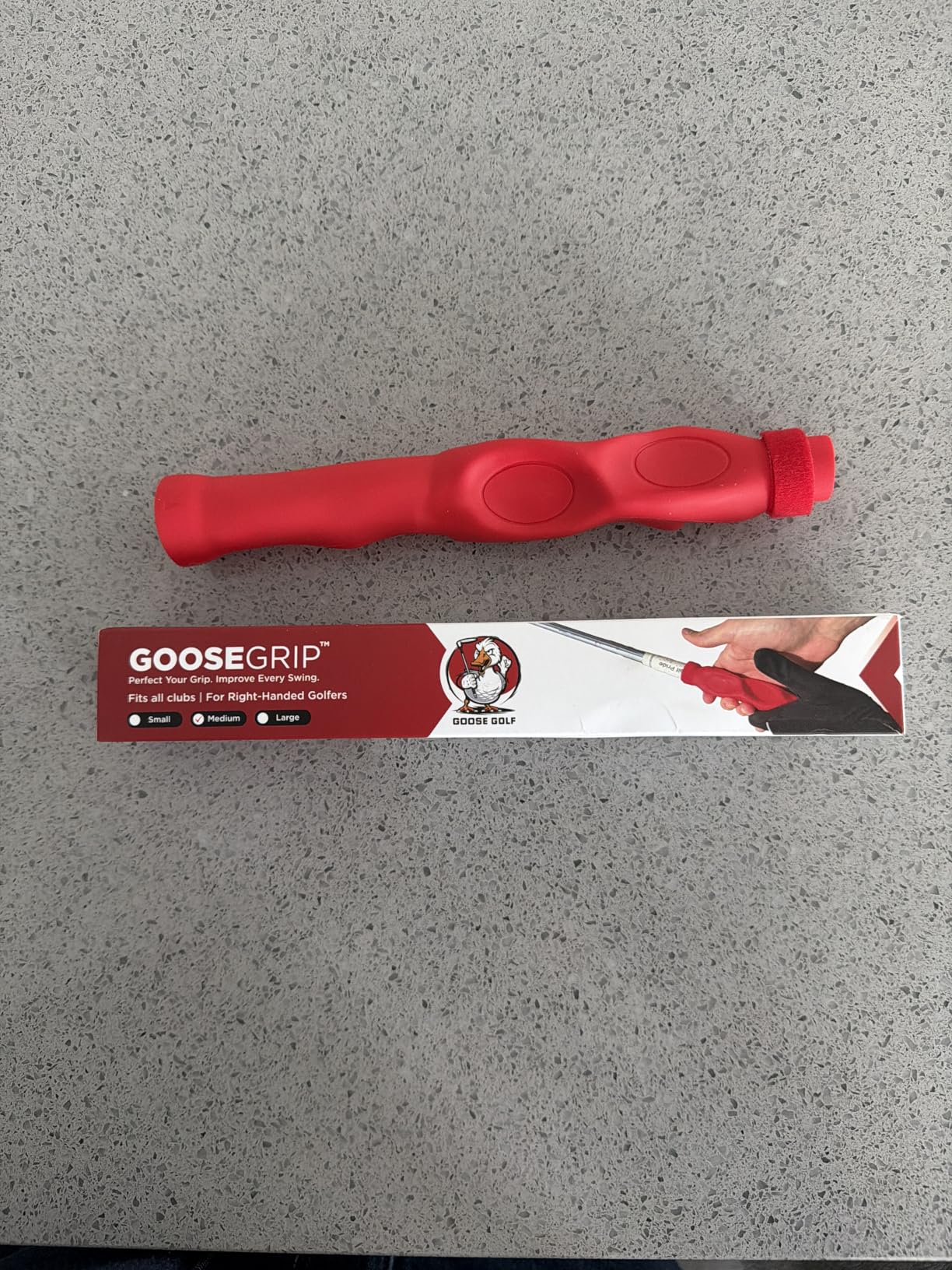 Golf Grip Trainer - Golf Training Aid for Correct Hand Positioning, Fits All Golf Clubs, Build Proper Grip Fundamentals for Consistent Practice customer photo 2