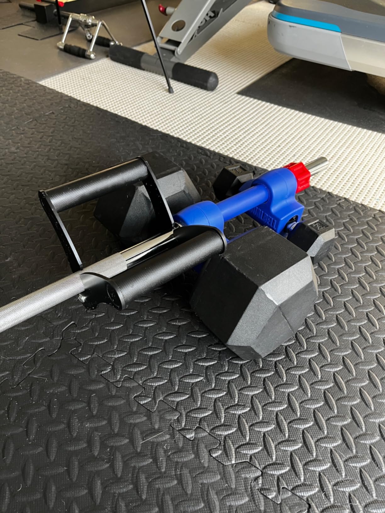 Fitarc Adjustable Width T Bar Row Handle, Landmine Attachment for Barbell, U Clips Gym Landmine Handle V Bar Attachment Exercise for Back, Arm, Shoulder customer photo 2