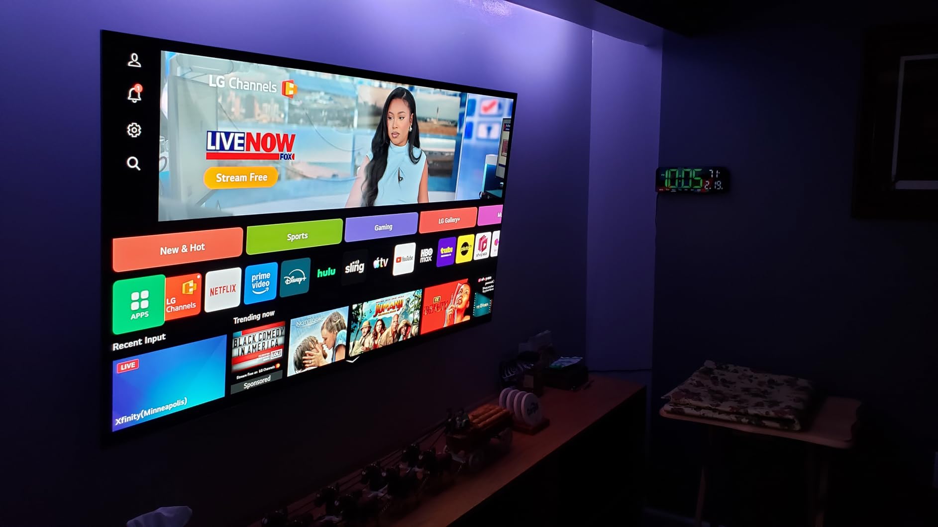 LG 55-Inch Class OLED evo AI Super Upscaling 4K C5 Series Smart TV w/Dolby Atmos, Dolby Vision, HDR10, Filmmaker Mode, Wow Orchestra, Alexa Built-in (2025) customer photo 1