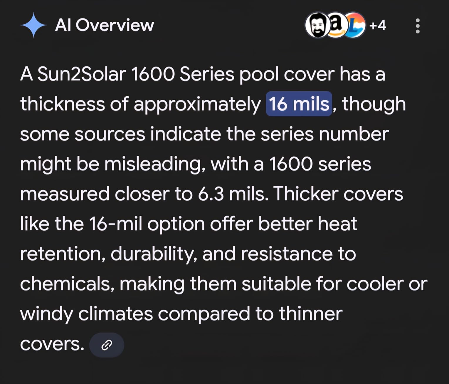 Sun2Solar Solar Pool Cover 16 Mil | 16 x 32 Ft Clear Solar Blanket | Rectangle Swimming Pool Cover | Water Conservation & Debris Protection customer photo 2