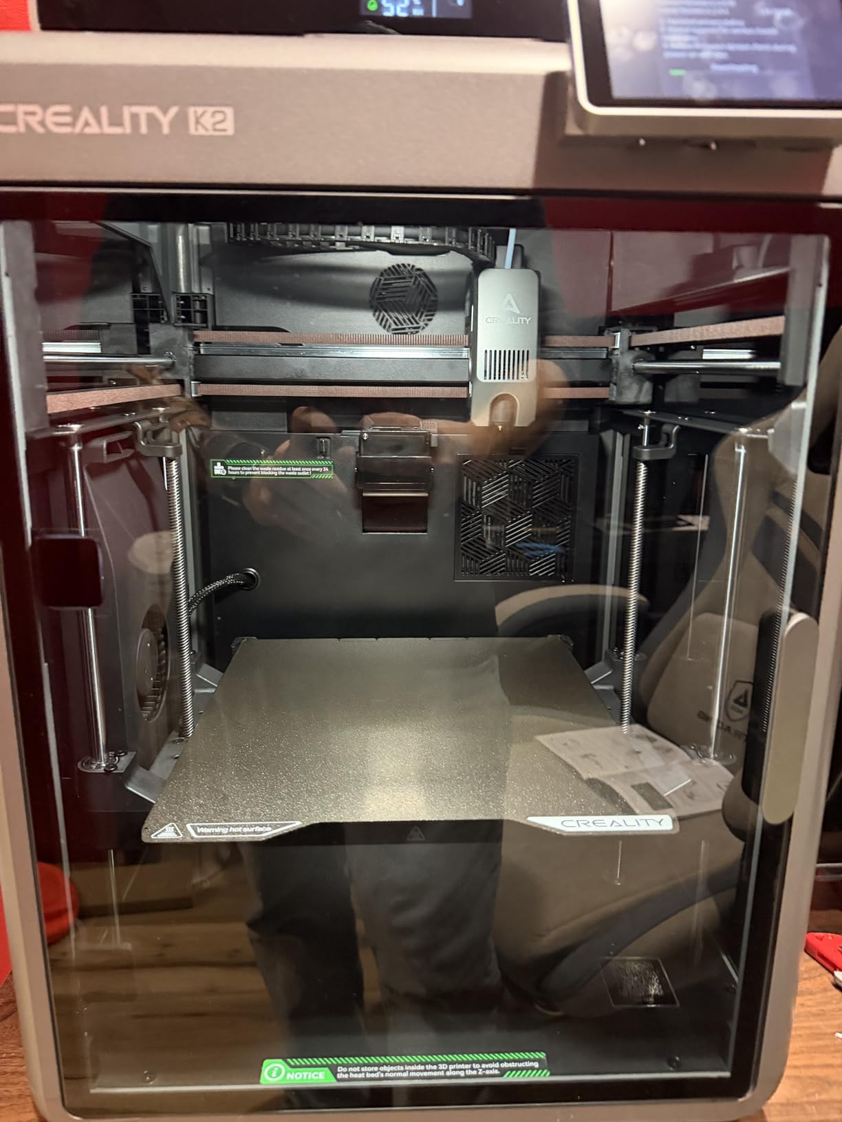 K2 Combo (A) 3D Printer, Multicolor Printing with CFS, 600mm/s Printing Speed, 95% Pre-Assemble, Smart AI Camera & Auto Leveling, Next-Gen Direct Drive Extruder, Build Volume 260x260x260mm customer photo 1